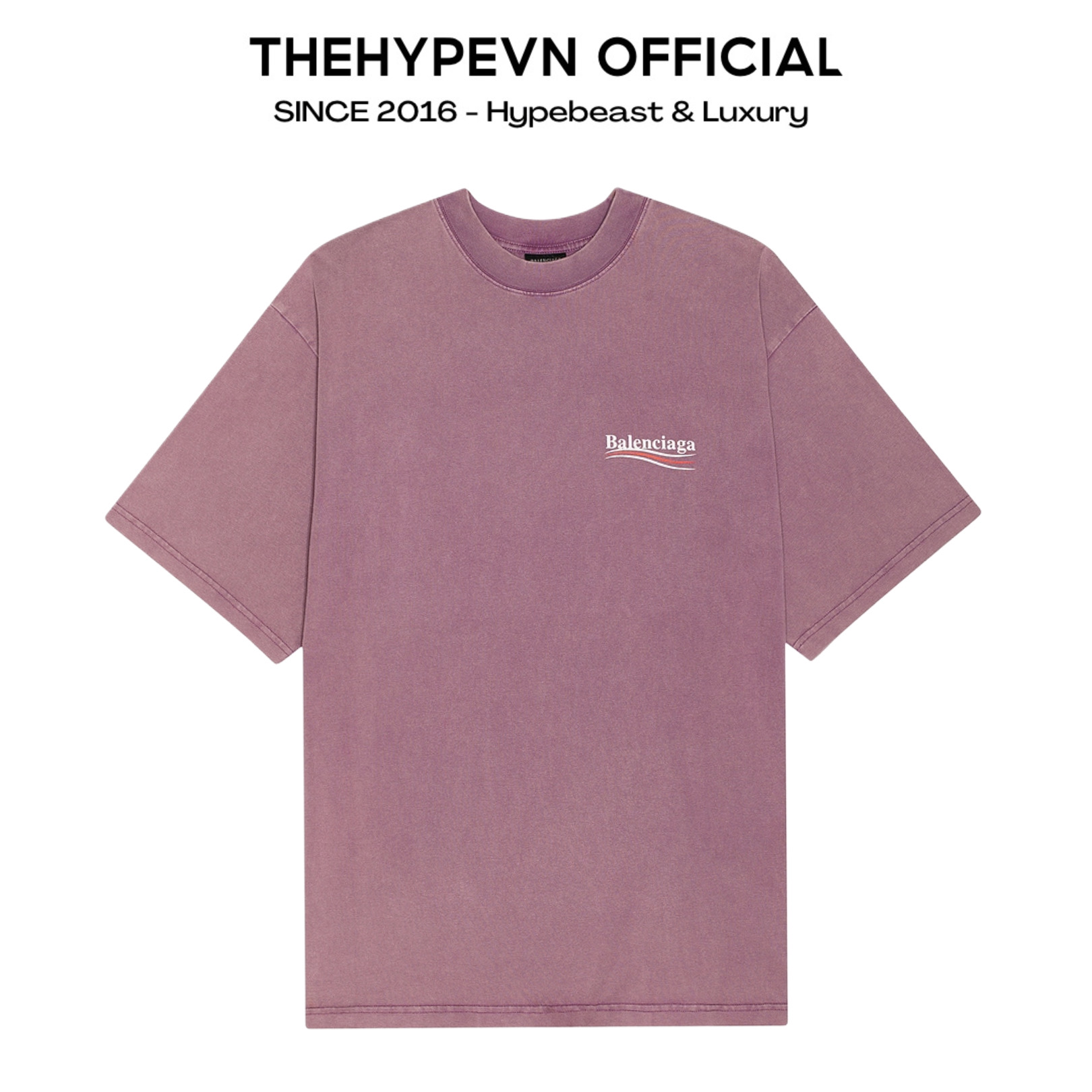 ÁO THUN BALENCIAGA BLCG WAVE (PURPLE)