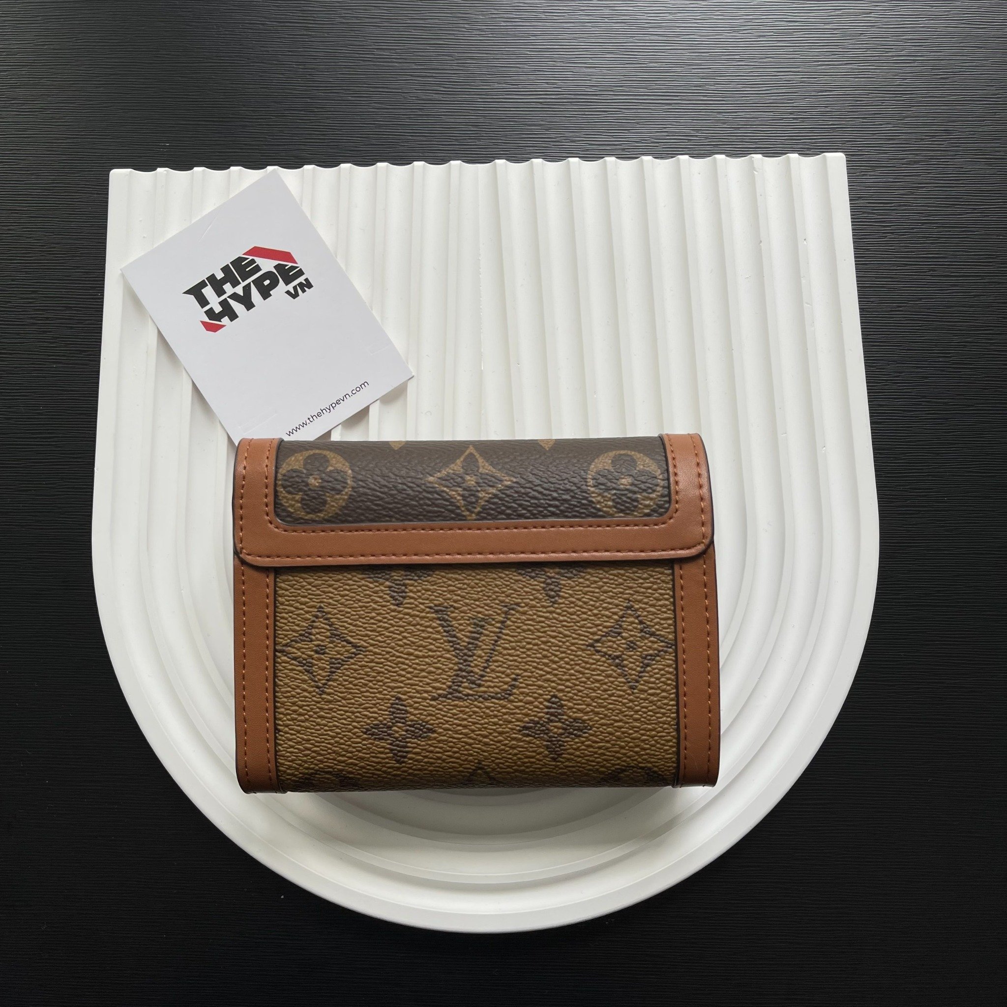 Ví Ngắn Louis Vuitton Dauphine Monogram (Brown) [Mirror Quality]