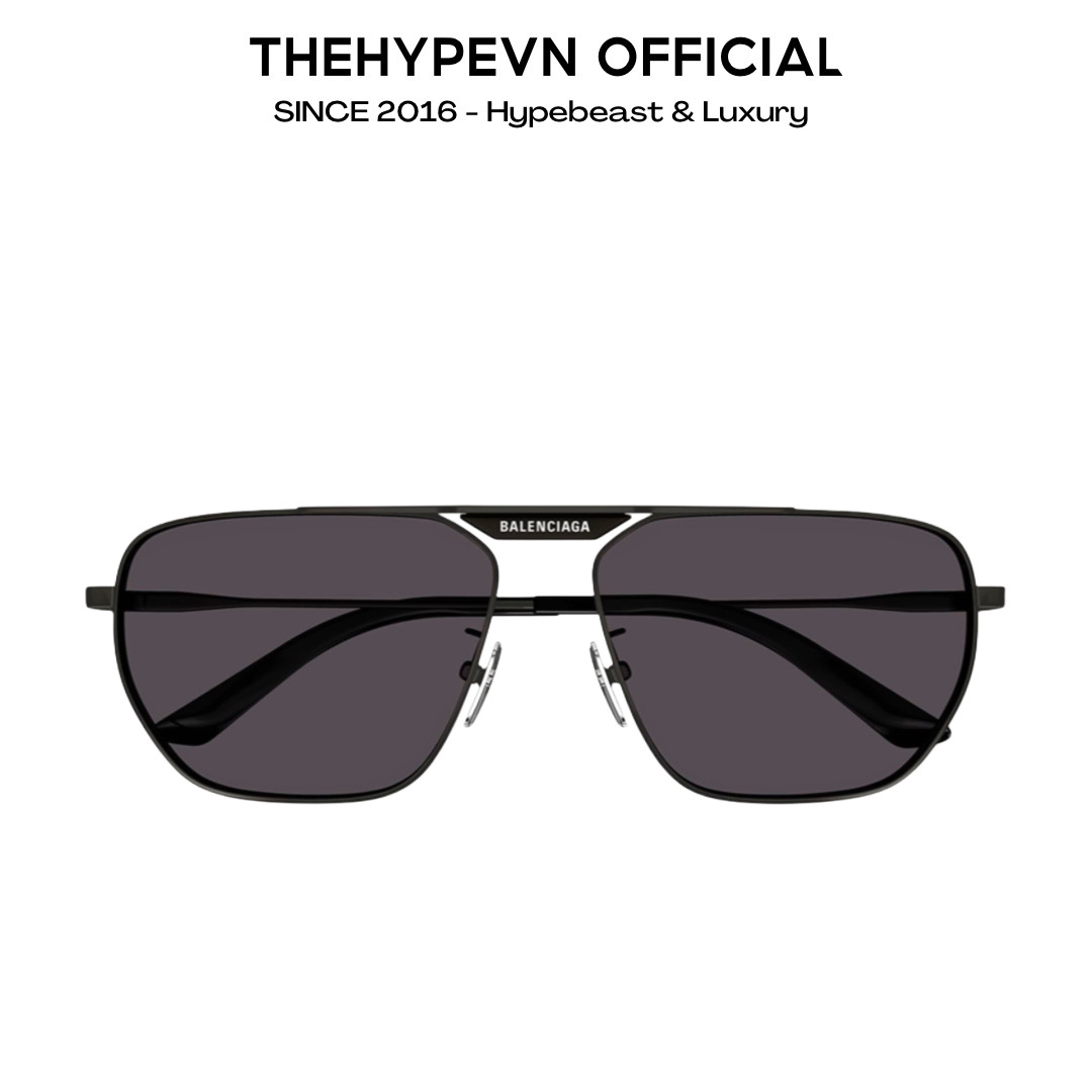 KÍNH BALENCIAGA BLCG BB0298SM AVIATOR (BLACK)