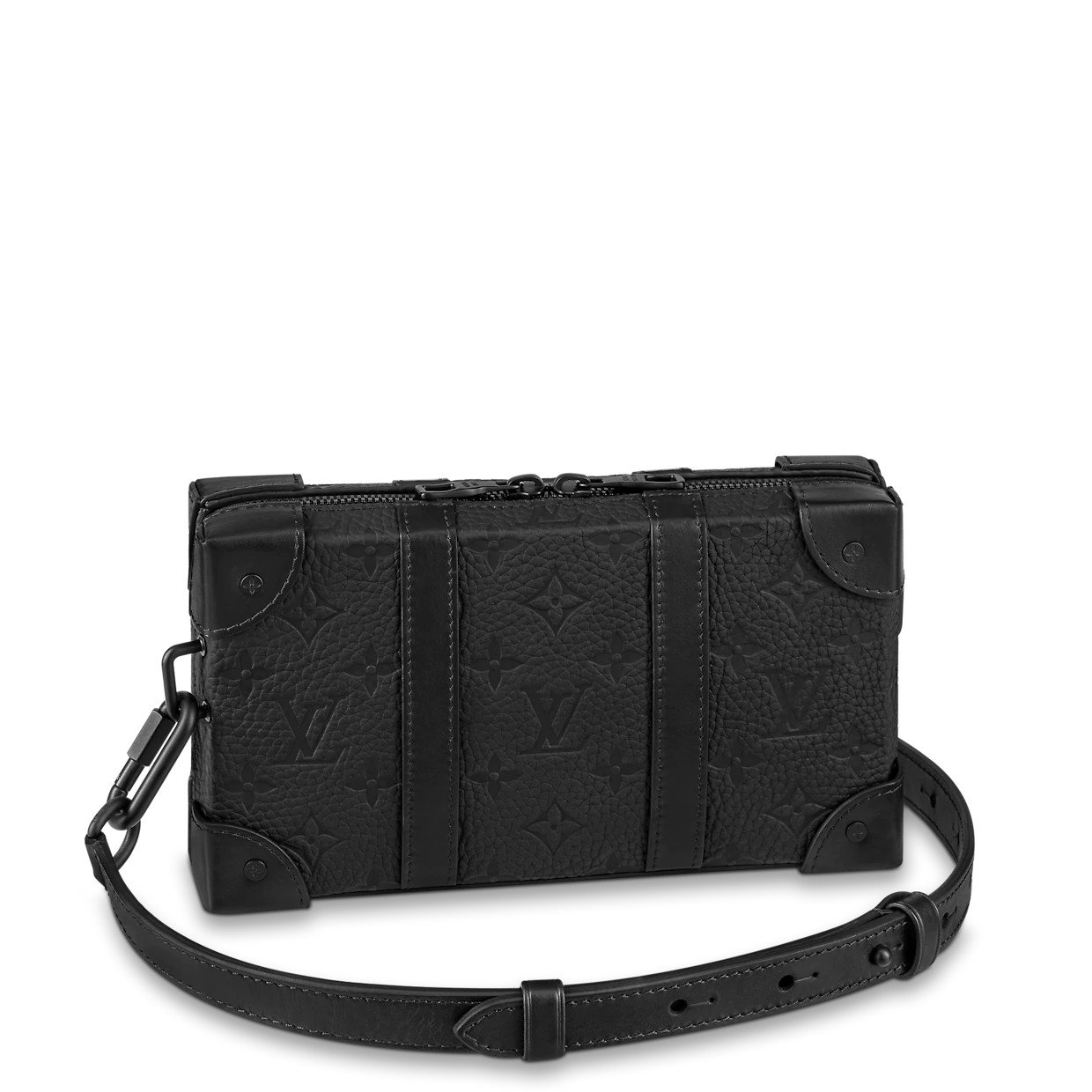 LOUIS VUITTON TRUNK - Túi Đeo Chéo LV Monogram Taurillon (Black) [Mirror Quality]