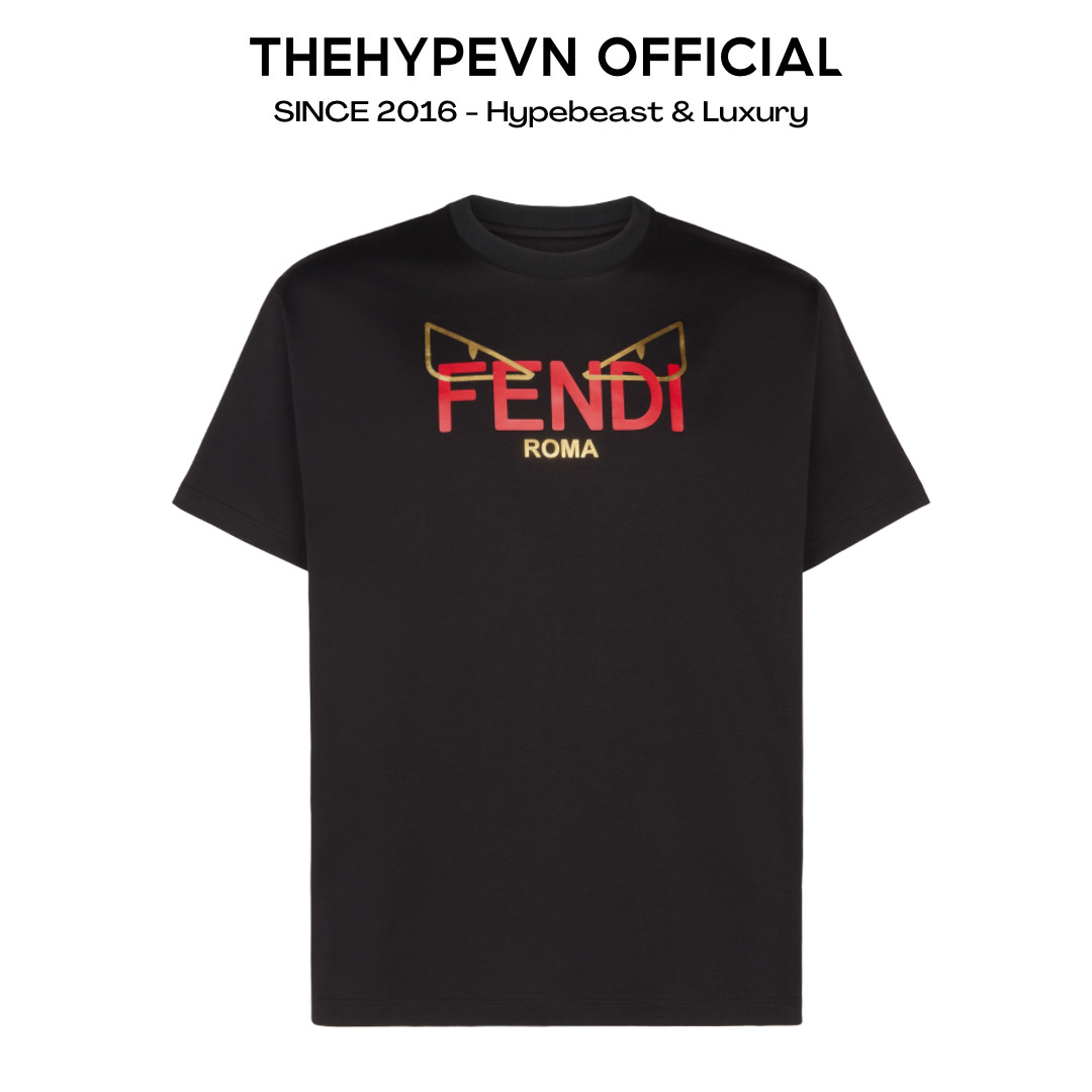 ÁO THUN FENDI NEW YEAR ROMA (BLACK)