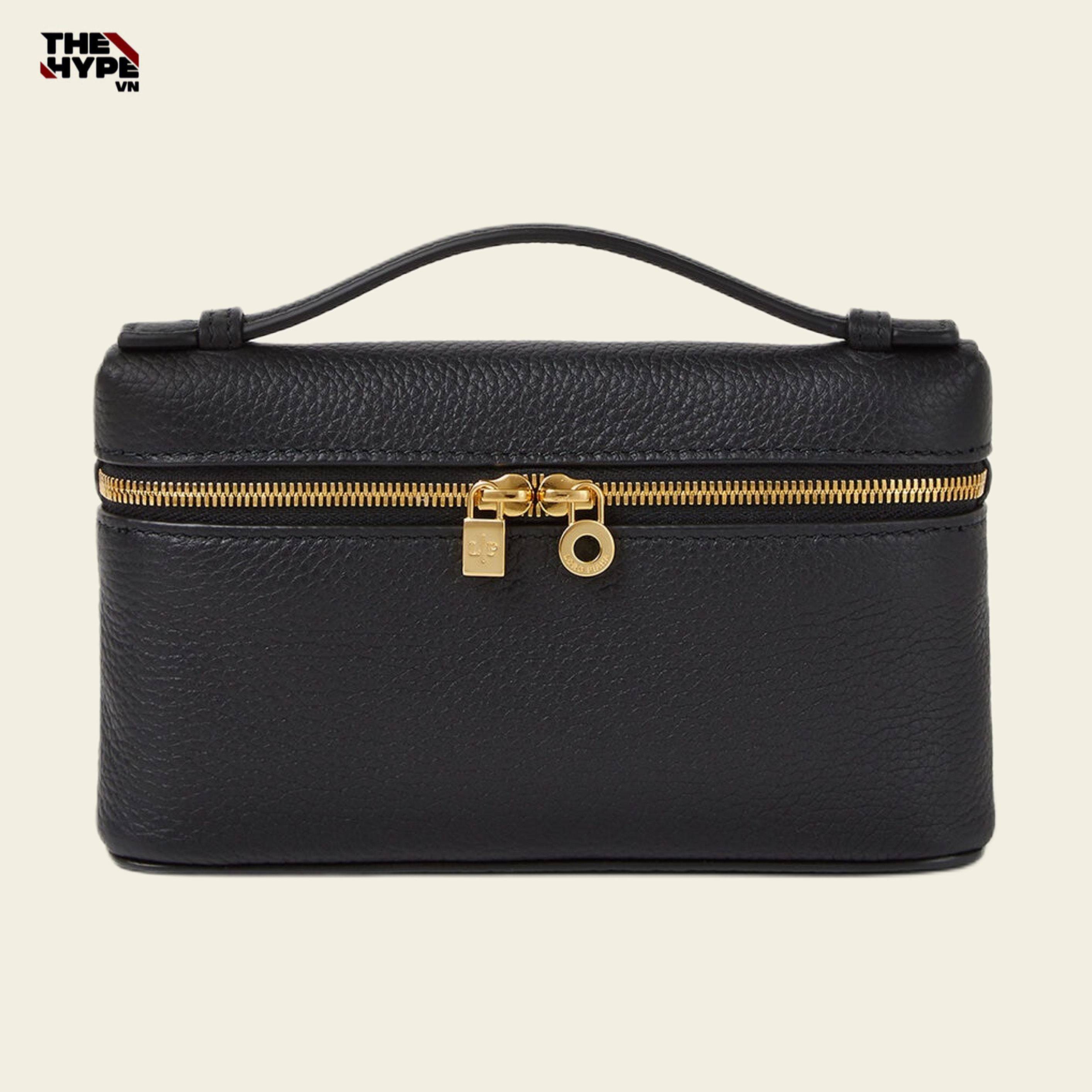 TÚI LORO PIANA EXTRA POCKET L19 GRAINED CALFSKIN (Black)