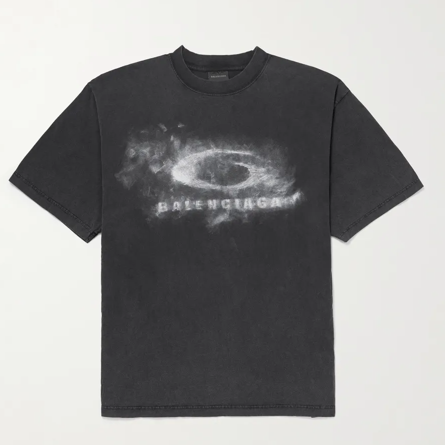 ÁO THUN BALENCIAGA MEN'S CRAYON LOOP (BLACK)