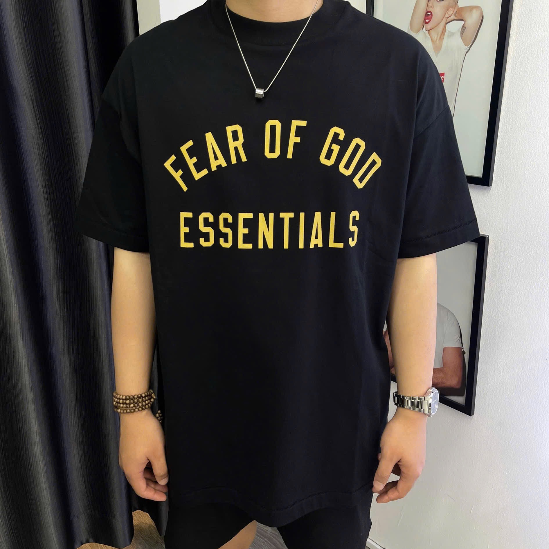 ÁO PHÔNG FOG JERSEY CREWNECK 2024 (BLACK)