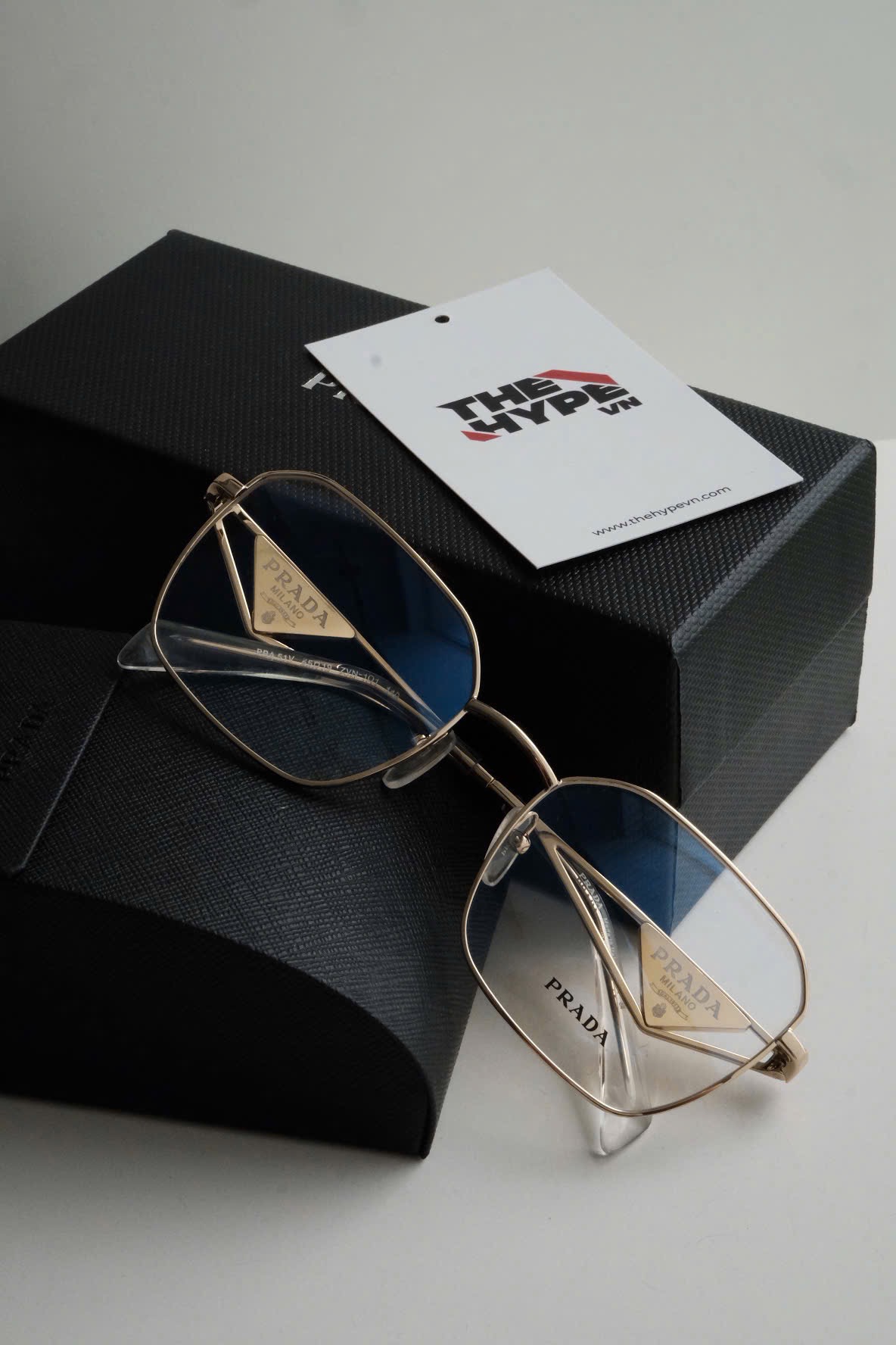 KÍNH PRADA SQUARE A53V (GOLD)