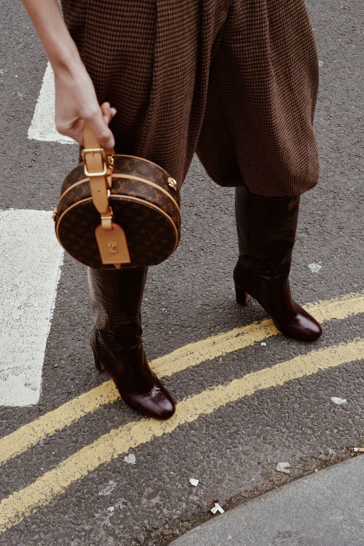 LOUIS VUITTON BAG -Túi LV Petite Boite Chapeau (Brown) [Mirror Quality]