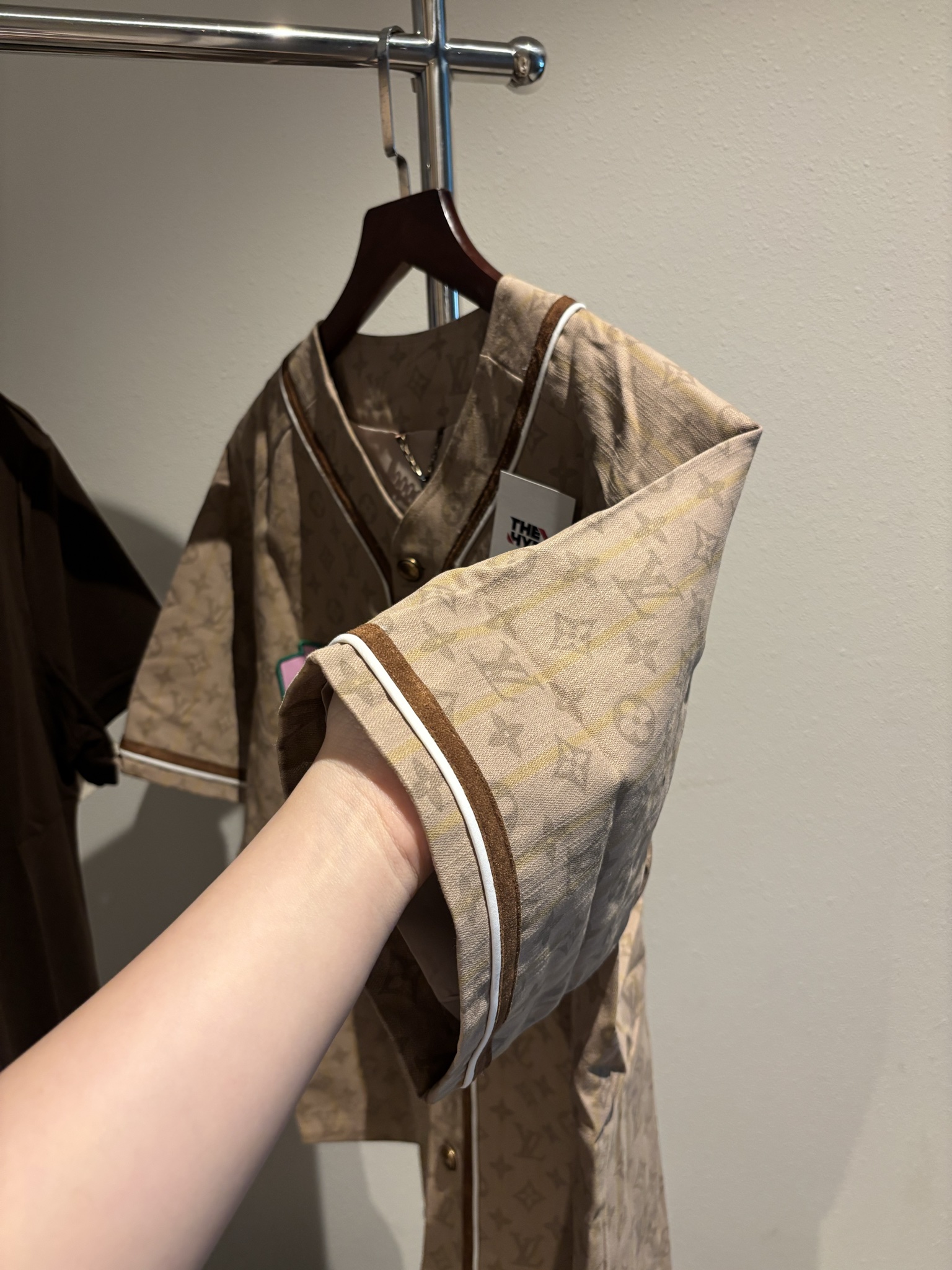 ÁO SƠ MI LOUIS VUITTON LV PHARELL NIGO COLLAB JACKET (BROWN)