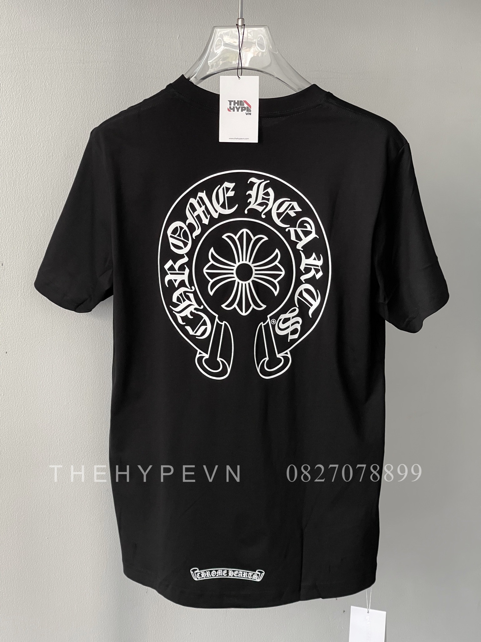 Áo Thun Chrome Hearts CH Horseshoe Logo Pocket (Black) [Mirror Quality]