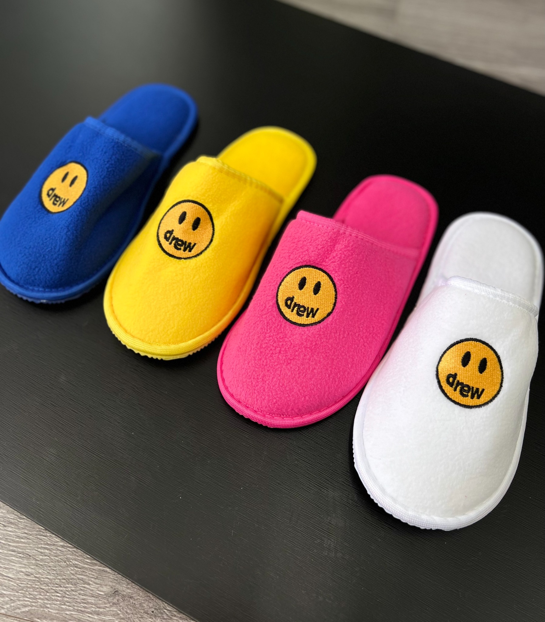 DREW SLIDES - Dép Drew Mascot (Ink) [Mirror Quality]