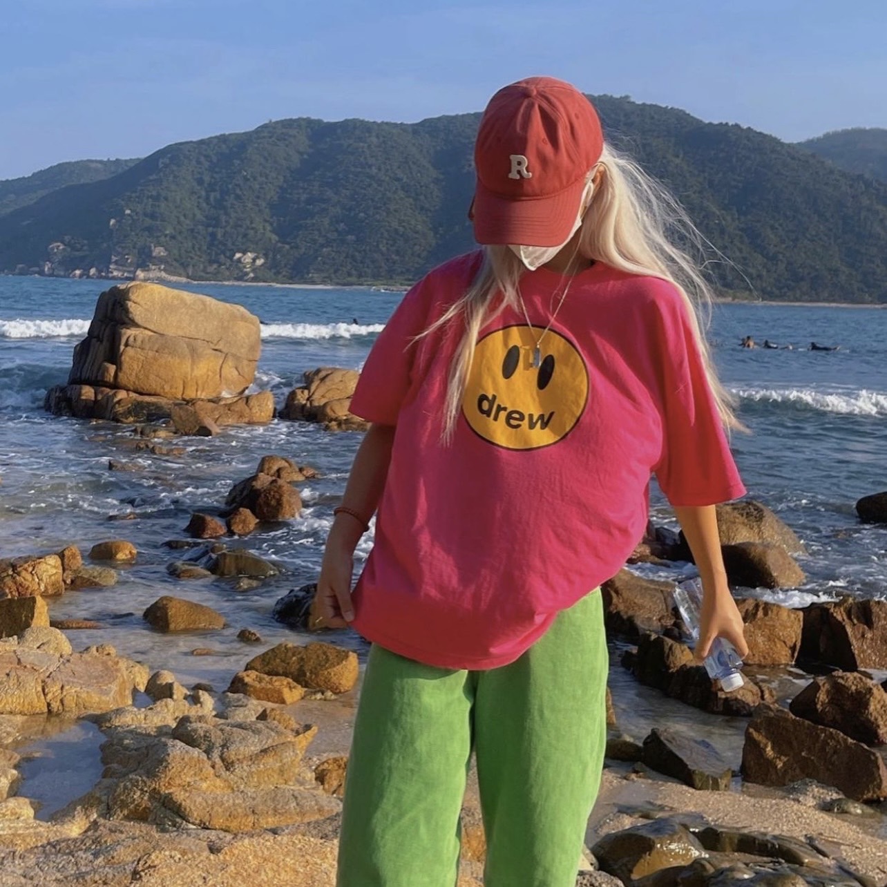Áo Thun Drew Tee House Mascot (magenta) [Mirror Quality]