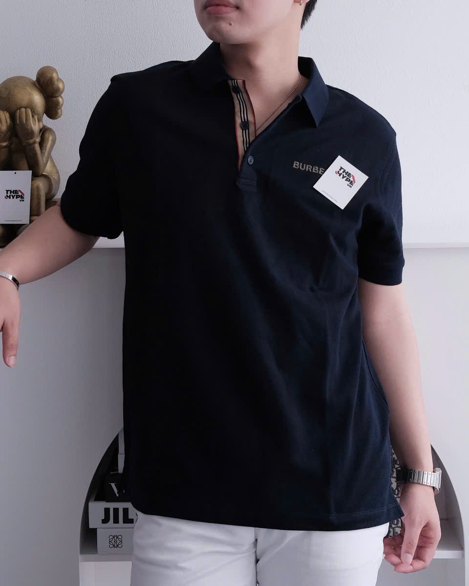 ÁO POLO BURBERRY BBR HALTFORD (NAVY)