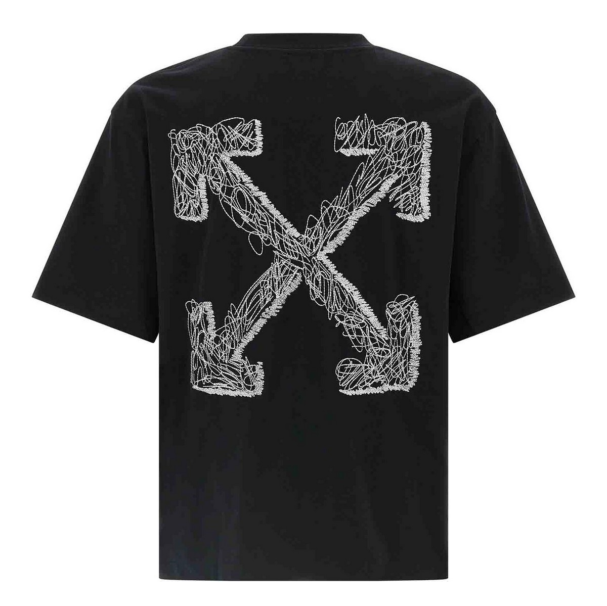 ÁO THUN OFF WHITE SCRIBBLE ARR ( BLACK)