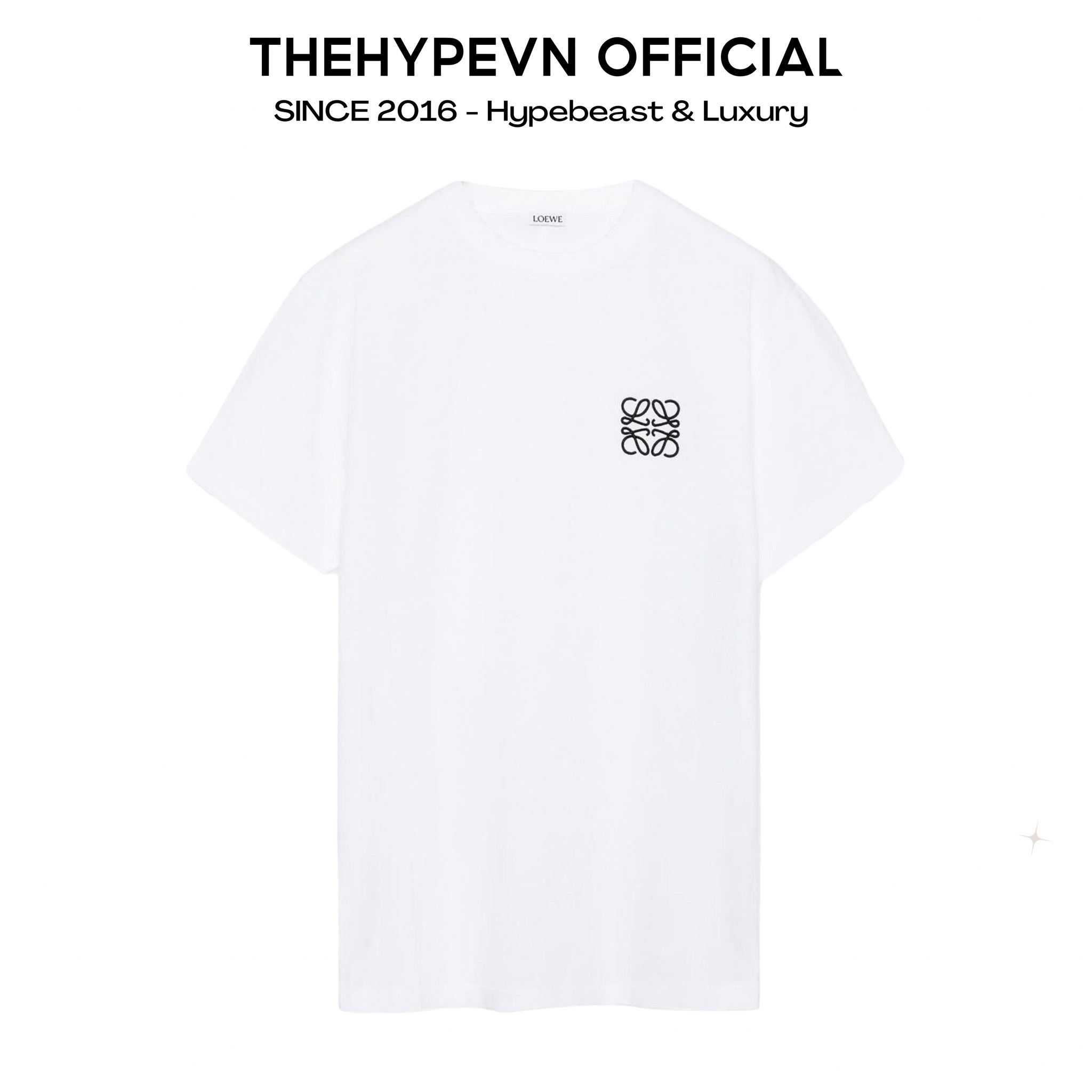 Áo Thun Loewe Logo Regular Fit (White) [Mirror Quality]