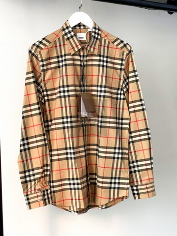 BURBERRY SHIRT - Áo Sơ mi tay dài BBR Vintage Check Poplin [Mirror Quality]