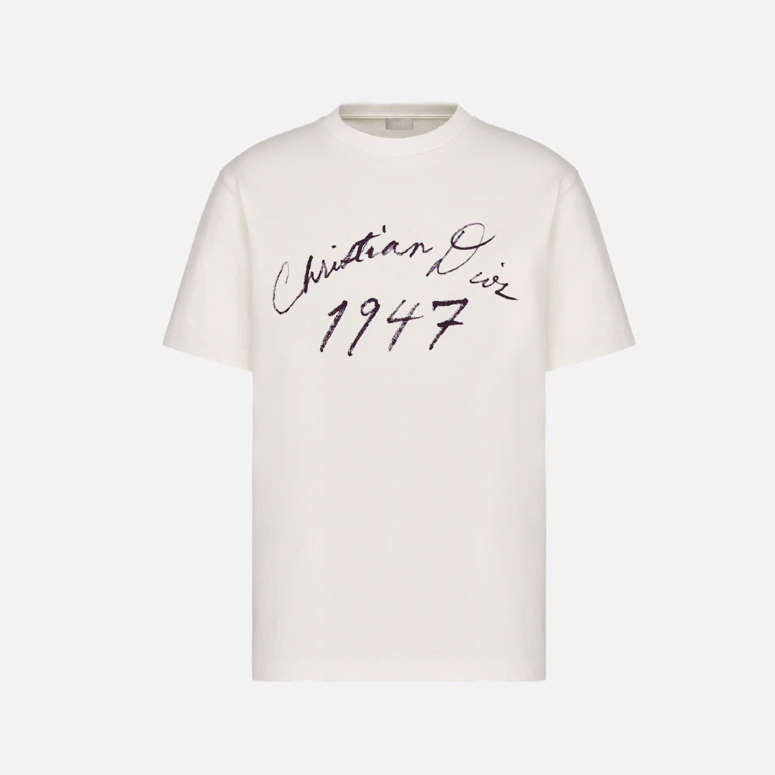 Áo Thun Dior Handwritten 1947 (White) [Mirror Quality]