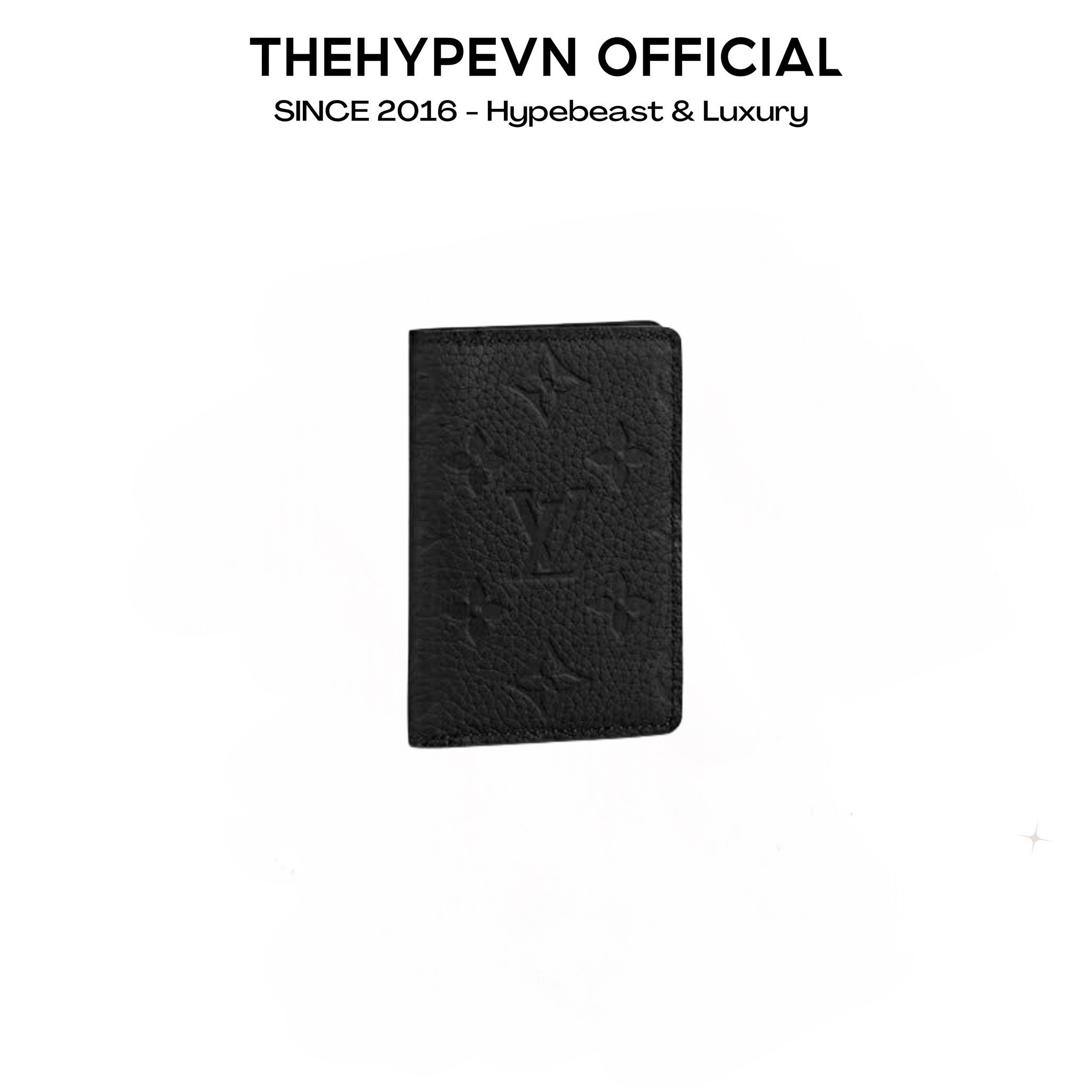 LOUIS VUITTON CARD HOLDER - Ví Đựng Card Monogram Pocket Logo Shadow Taurillon (Black) [Mirror Quality]