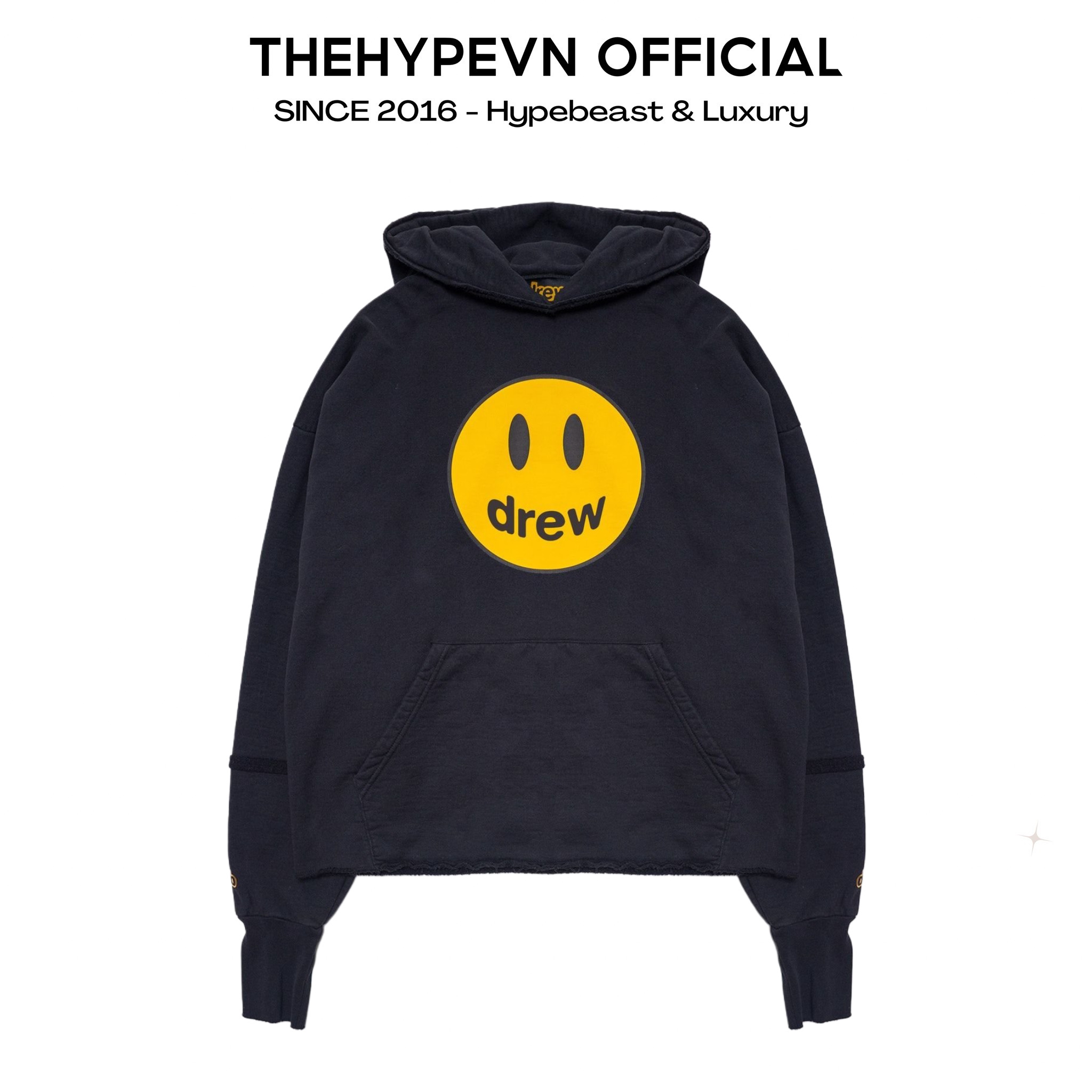 DREW HOODIE- Áo Hoodie Drew House Mascot (Black) [Mirror Quality]