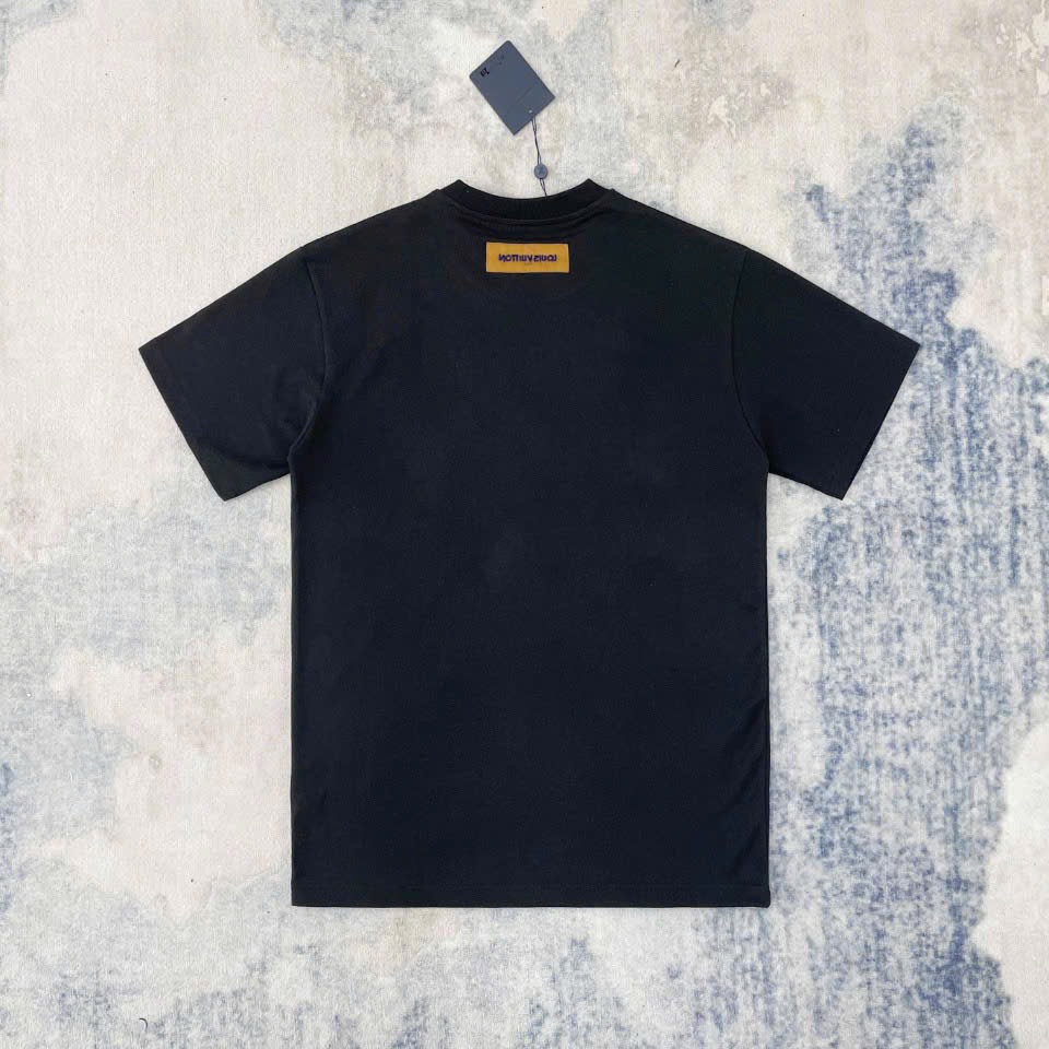 ÁO THUN LOUIS VUITTON LV MARQUE PEARL (BLACK)