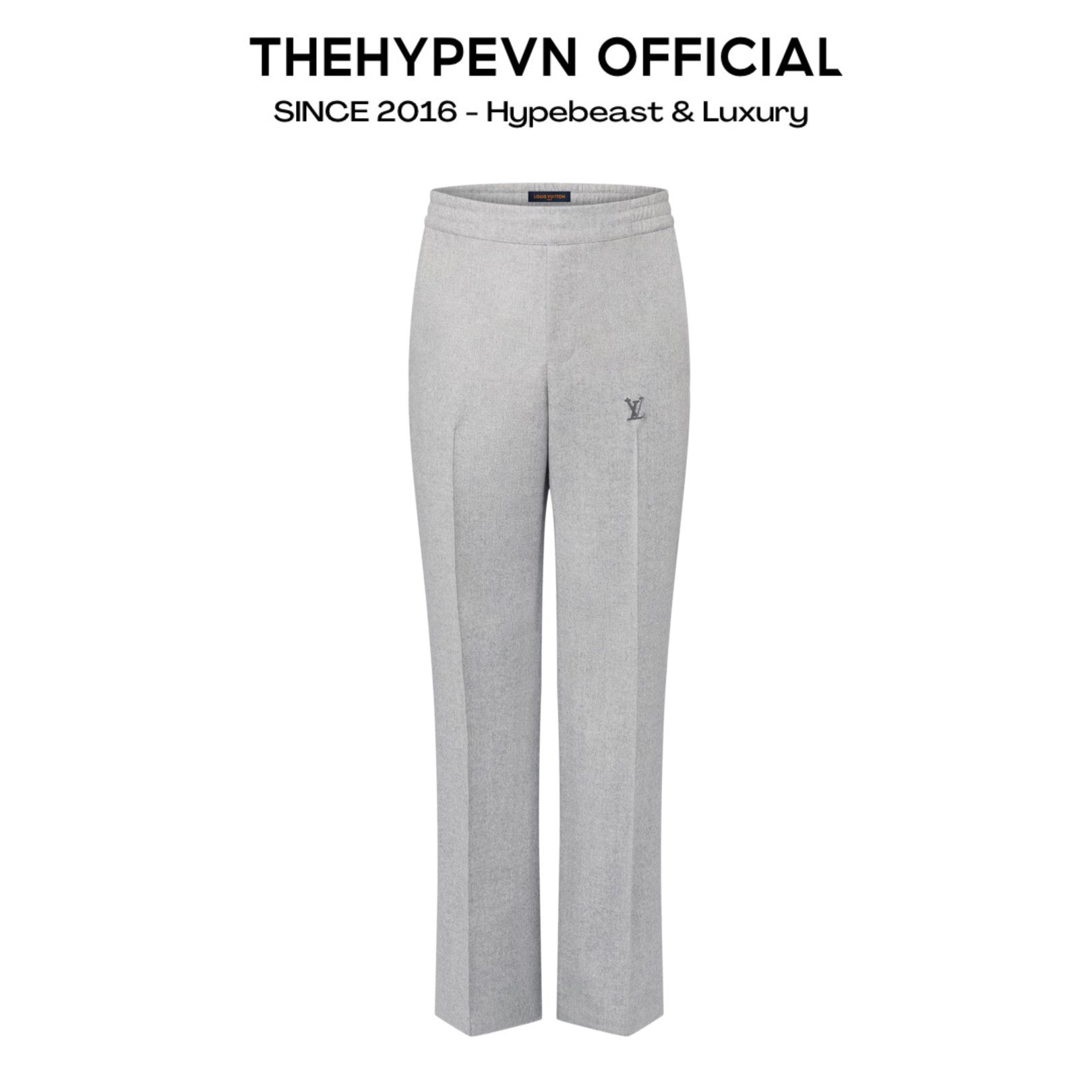 QUẦN DÀI LOUIS VUITTON LV TECHNICAL WOOL TAILORED (GREY)
