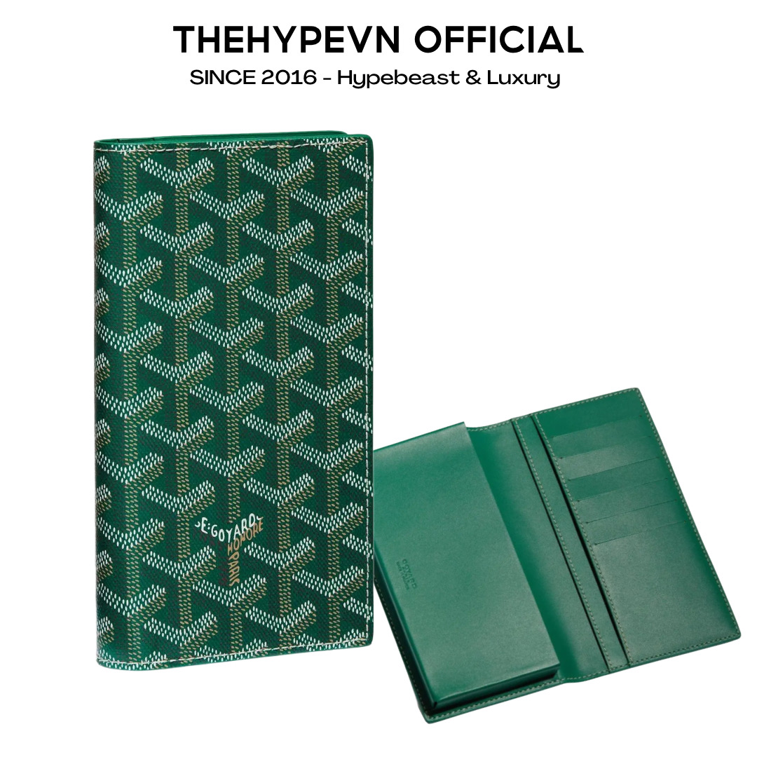 VÍ DÀI GOYARD SAINT LAMBERT WALLET (GREEN)