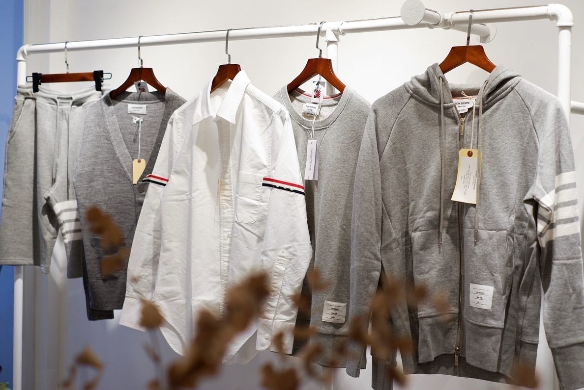 THOM BROWNE SWEATER - Áo tay dài Thom Browne (Grey) [Mirror Quality]