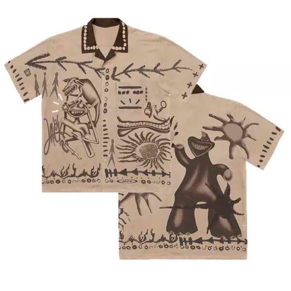 Áo Sơ Mi Cactus Jack Shirt (Brown) [Mirror Quality]