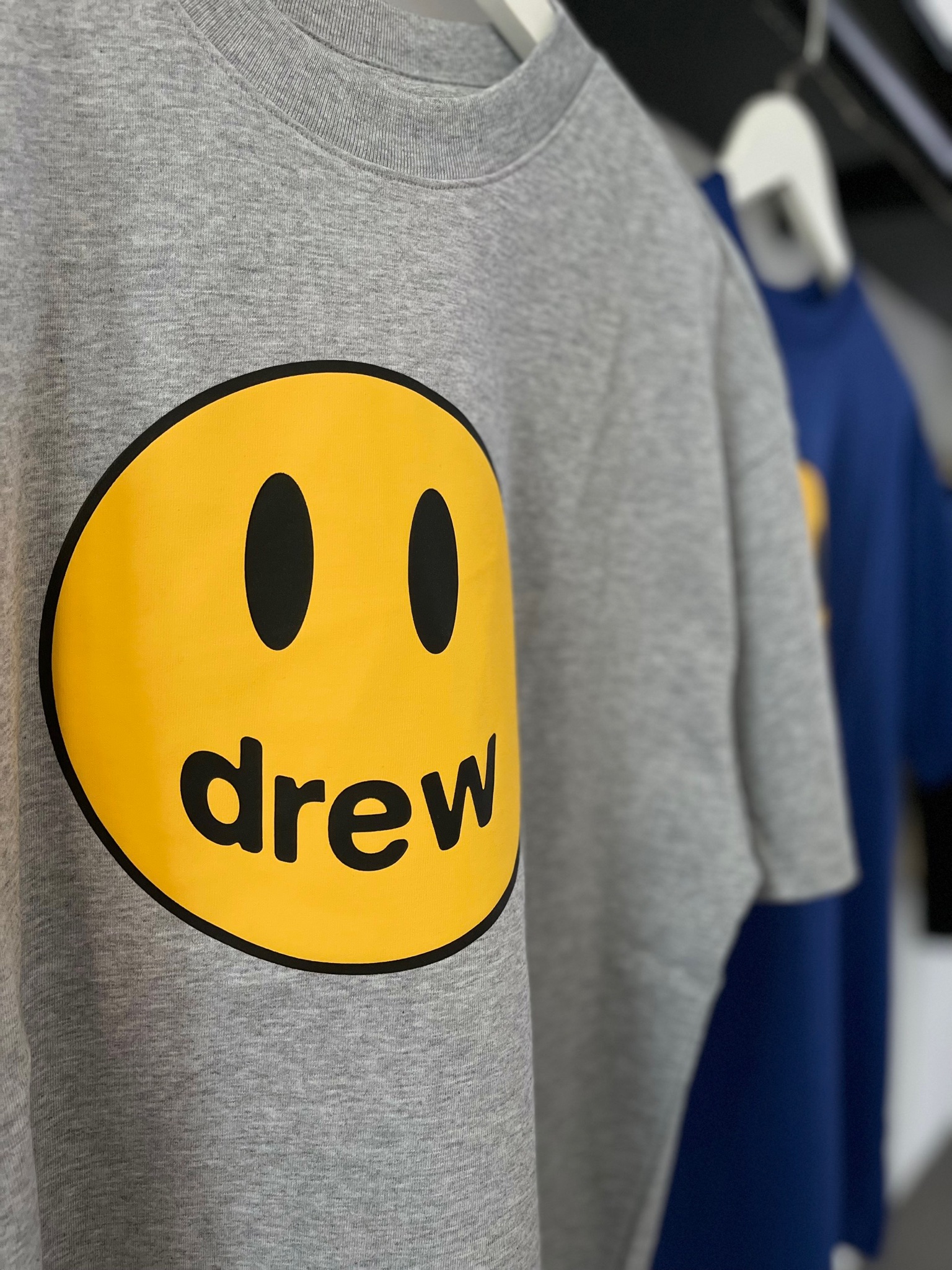 Áo Thun Drew House Mascot (Heather Grey) [Mirror Quality]