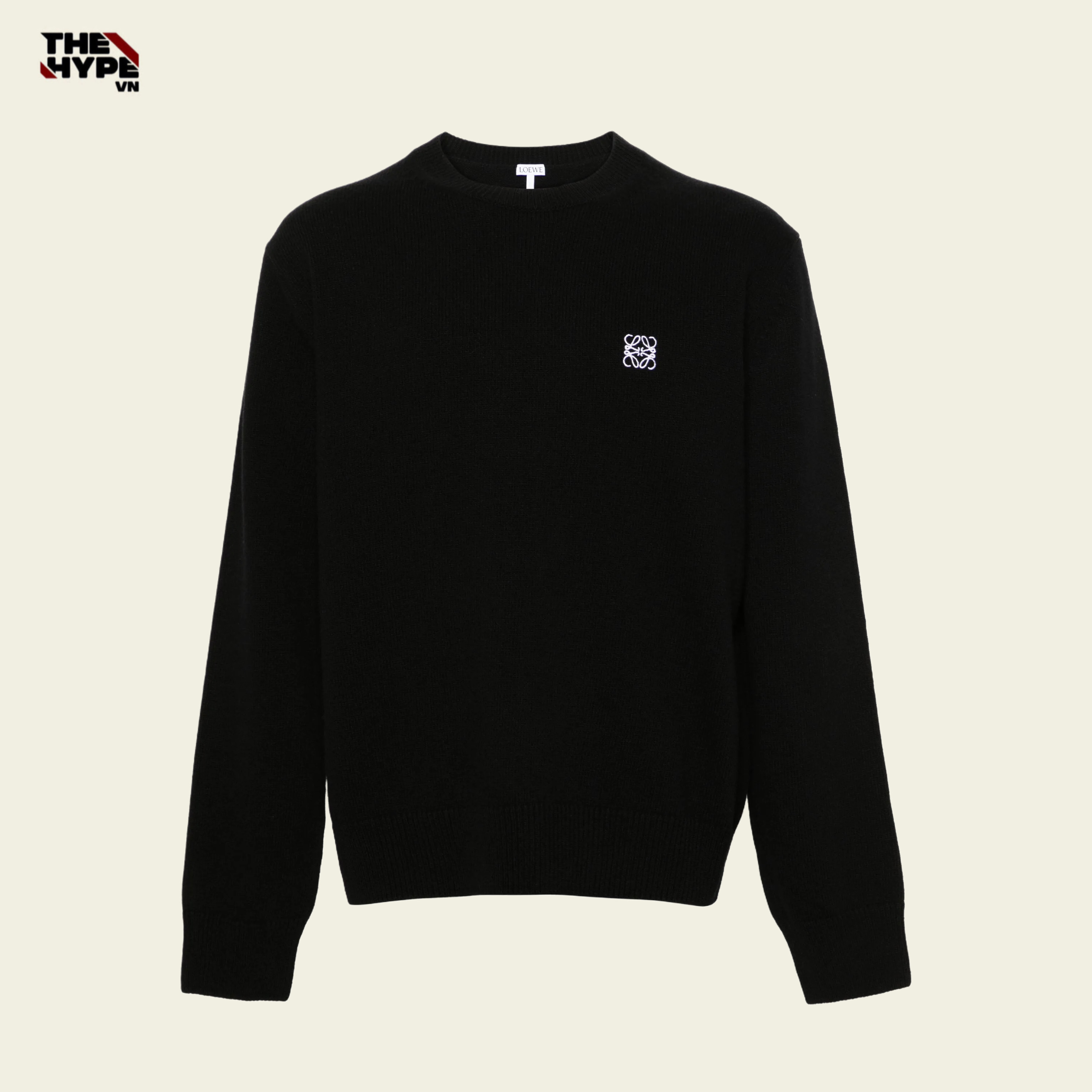 ÁO SWEATER LOEWE ANAGRAM LOGO (BLACK)