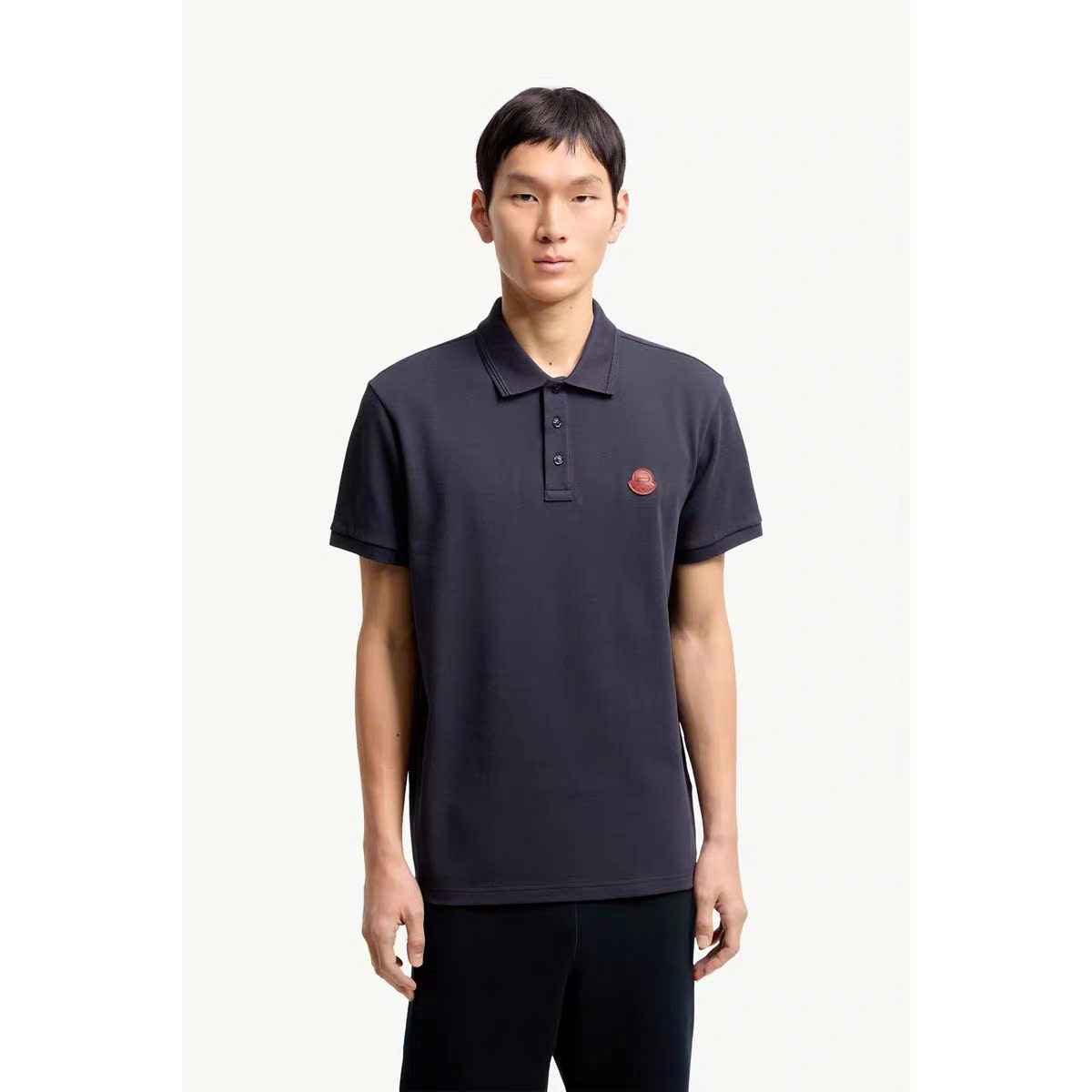 MONCLER  POLO FOR MEN(NAVY)