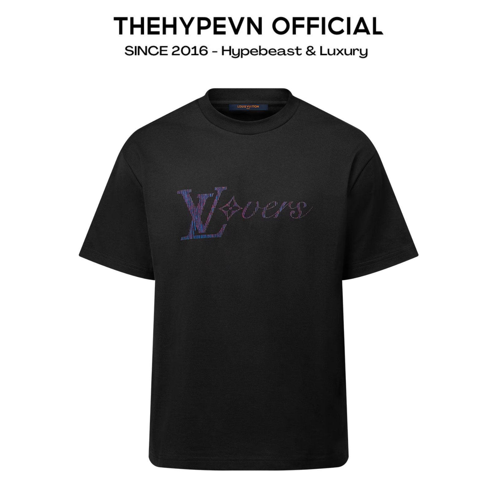 ÁO THUN LOUIS VUITTON LV IRIDESCENT (BLACK)