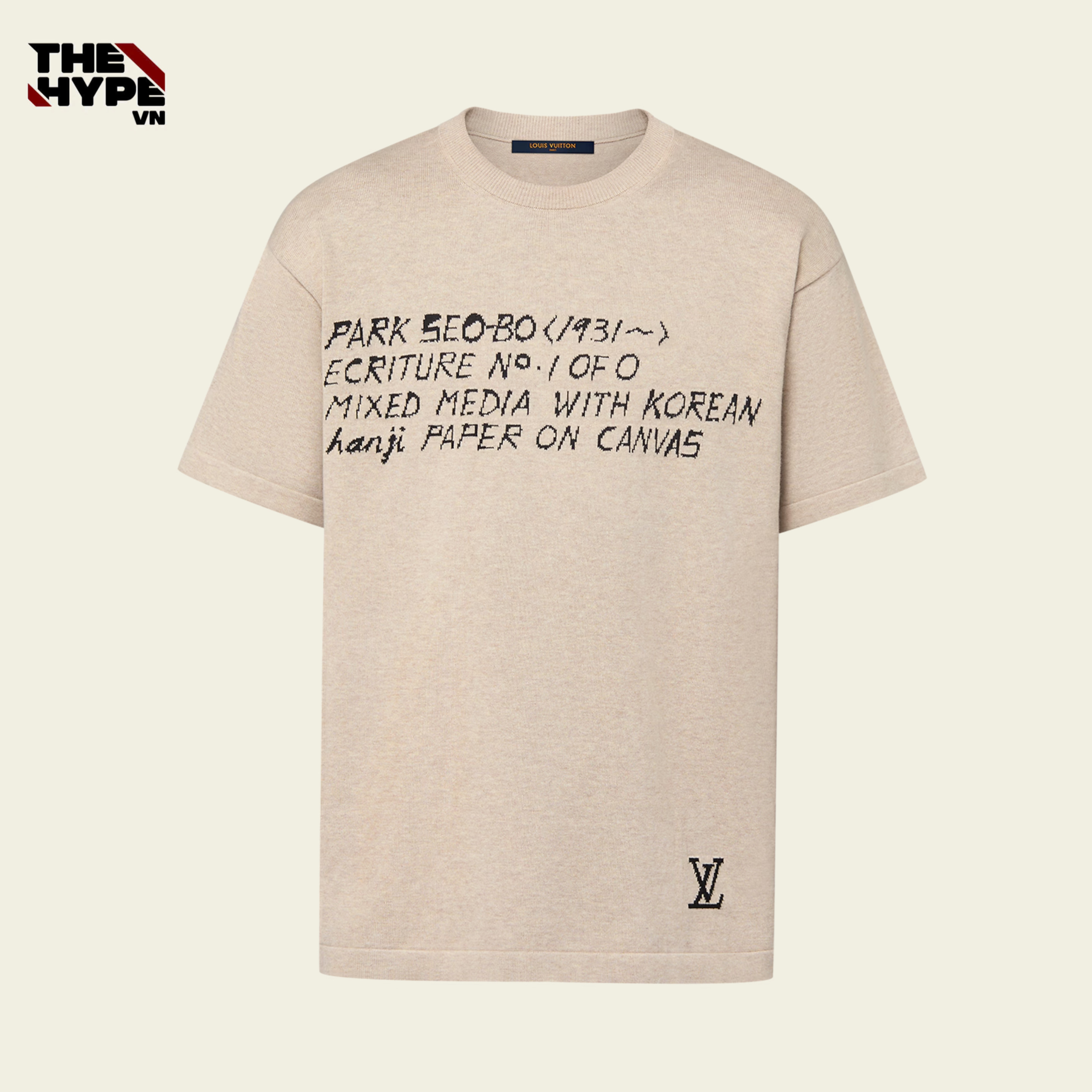 ÁO THUN LOUIS VUITTON LV x  Park Seo-Bo (BEIGE)