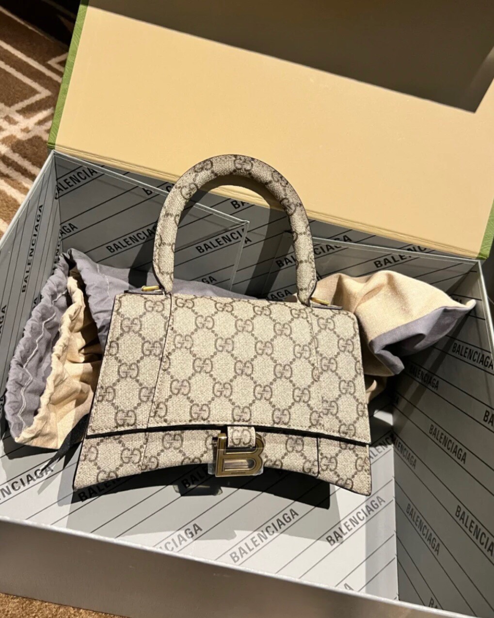 GUCCI BAG - Túi GC x BLCG Hourglass Bag [Mirror Quality]