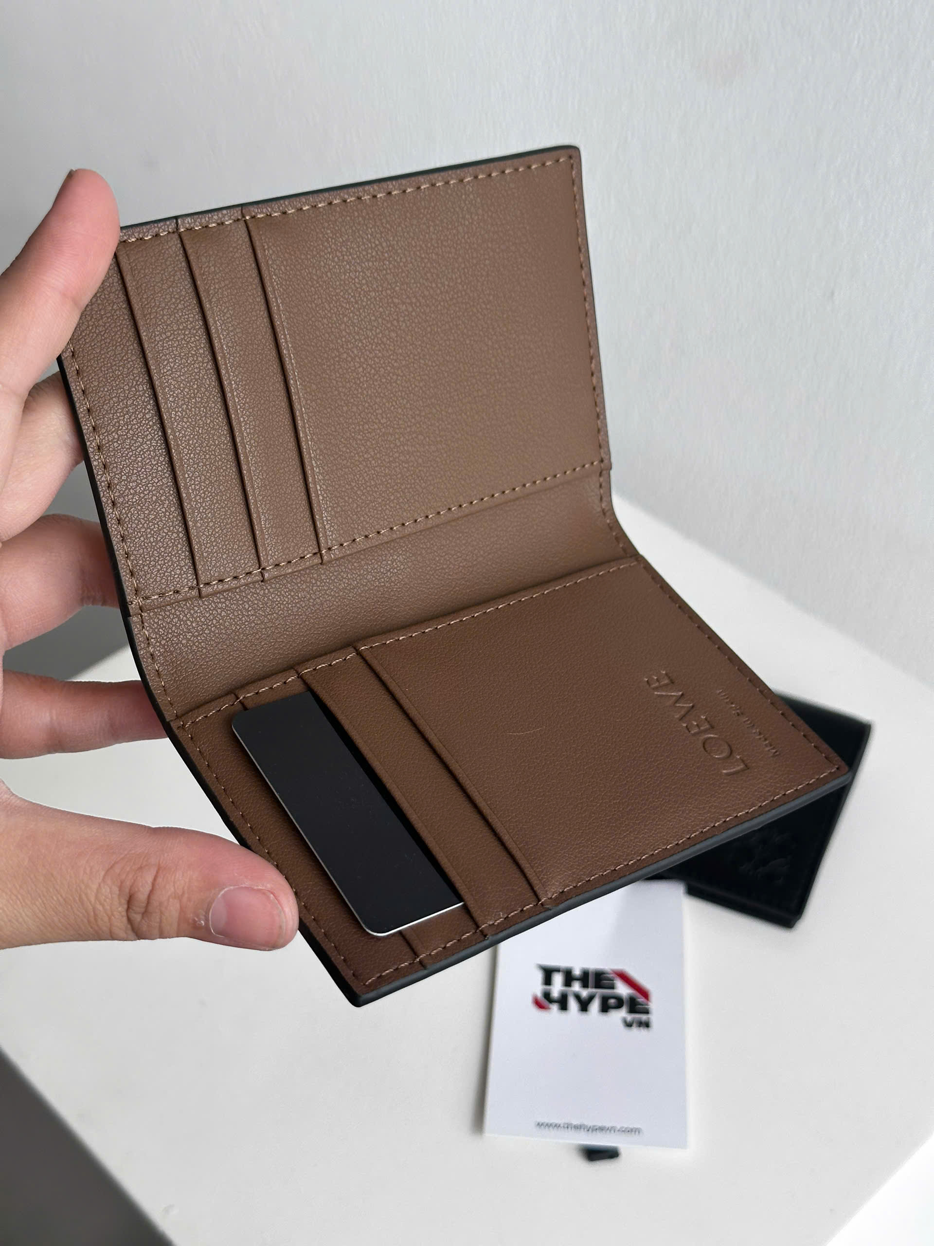 Ví Loewe Puzzle Bifold Card Holder Calfskin