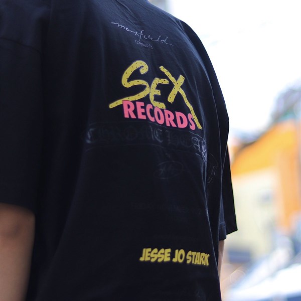 CH TEE- Áo Chrome Hearts Sex records (black) [Mirror Quality]