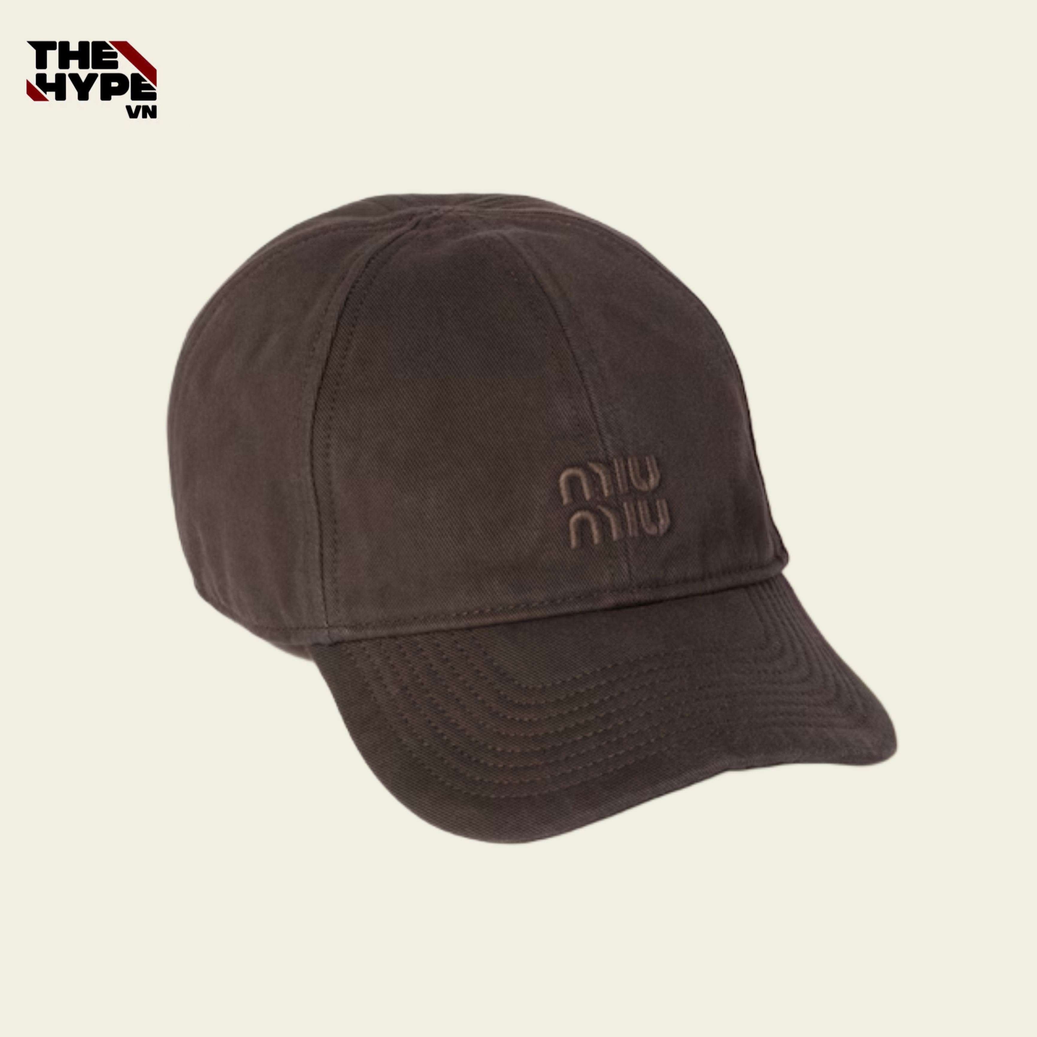 NÓN MIUMIU CAP (BROWNIE)
