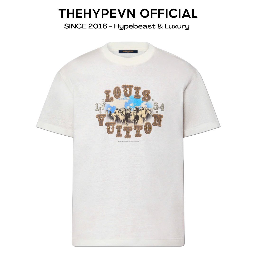 ÁO THUN LOUIS VUITTON LV LINEN BLEND (CREAM)
