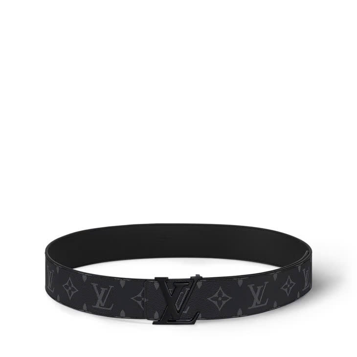LOUIS VUITTON BELT Initiales Reversible Belt (Black)