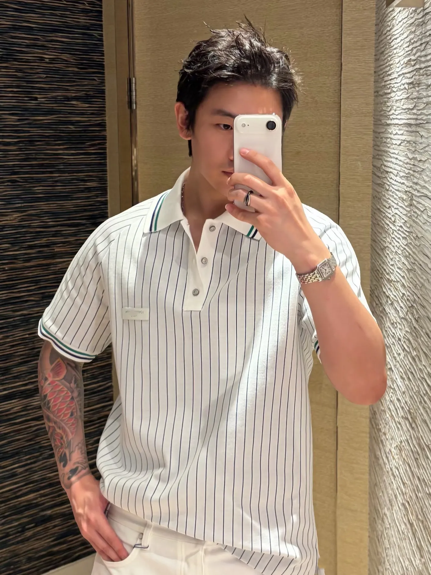 ÁO POLO SHORT-SLEEVED TENNIS(WHITE)