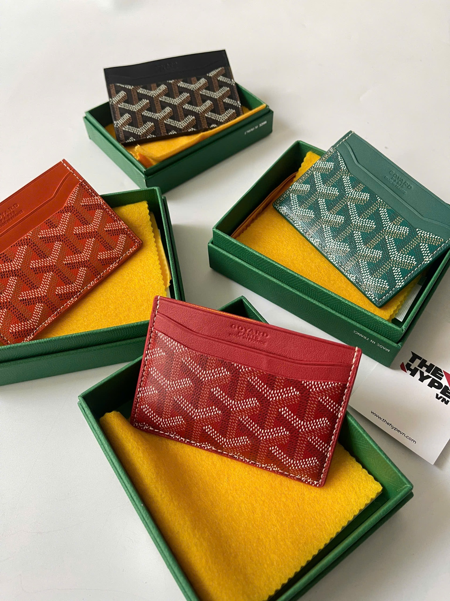 VÍ ĐỰNG THẺ GOYARD SAINT SULPICE CARD HOLDER (RED)