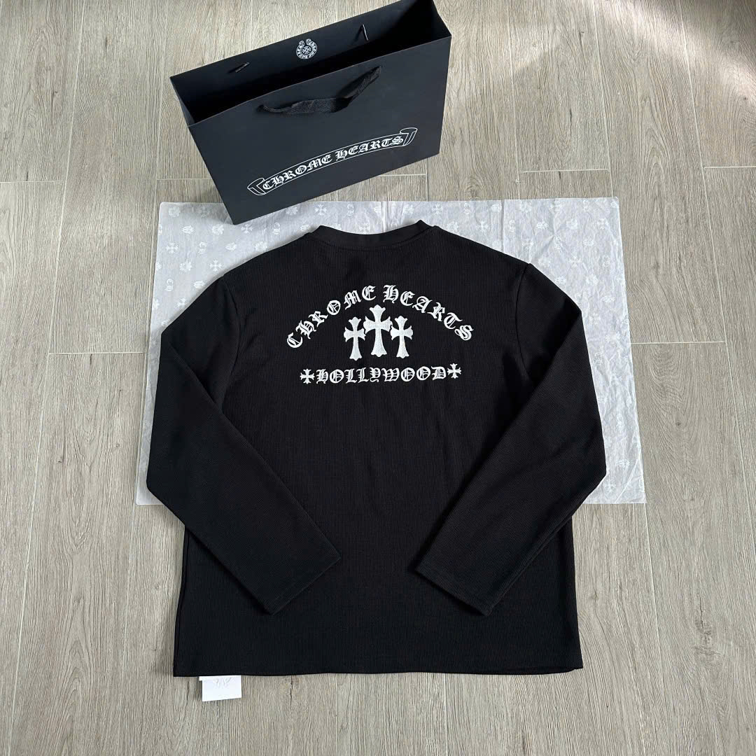 SWEATER CHROME HEARTS (BLACK )