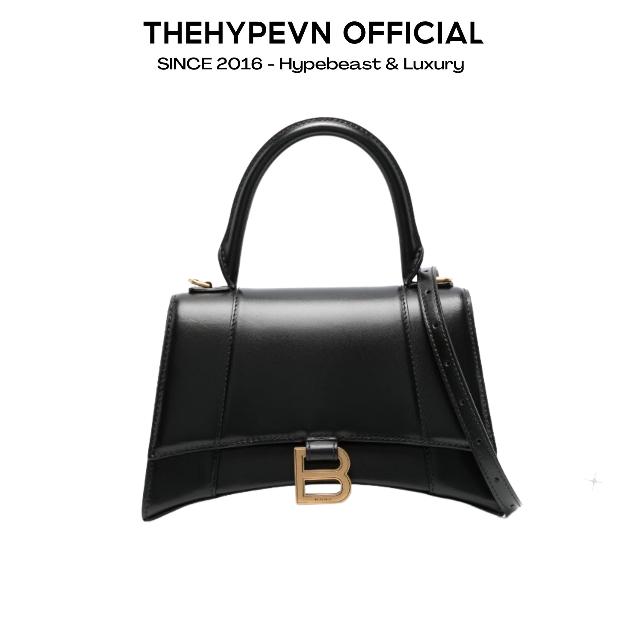 TÚI BALENCIAGA BLCG HOURGLASS SMALL BOX (BLACK)