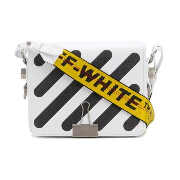 OFF-WHITE BAG - Túi Oblique Stripes (White) [Mirror Quality]