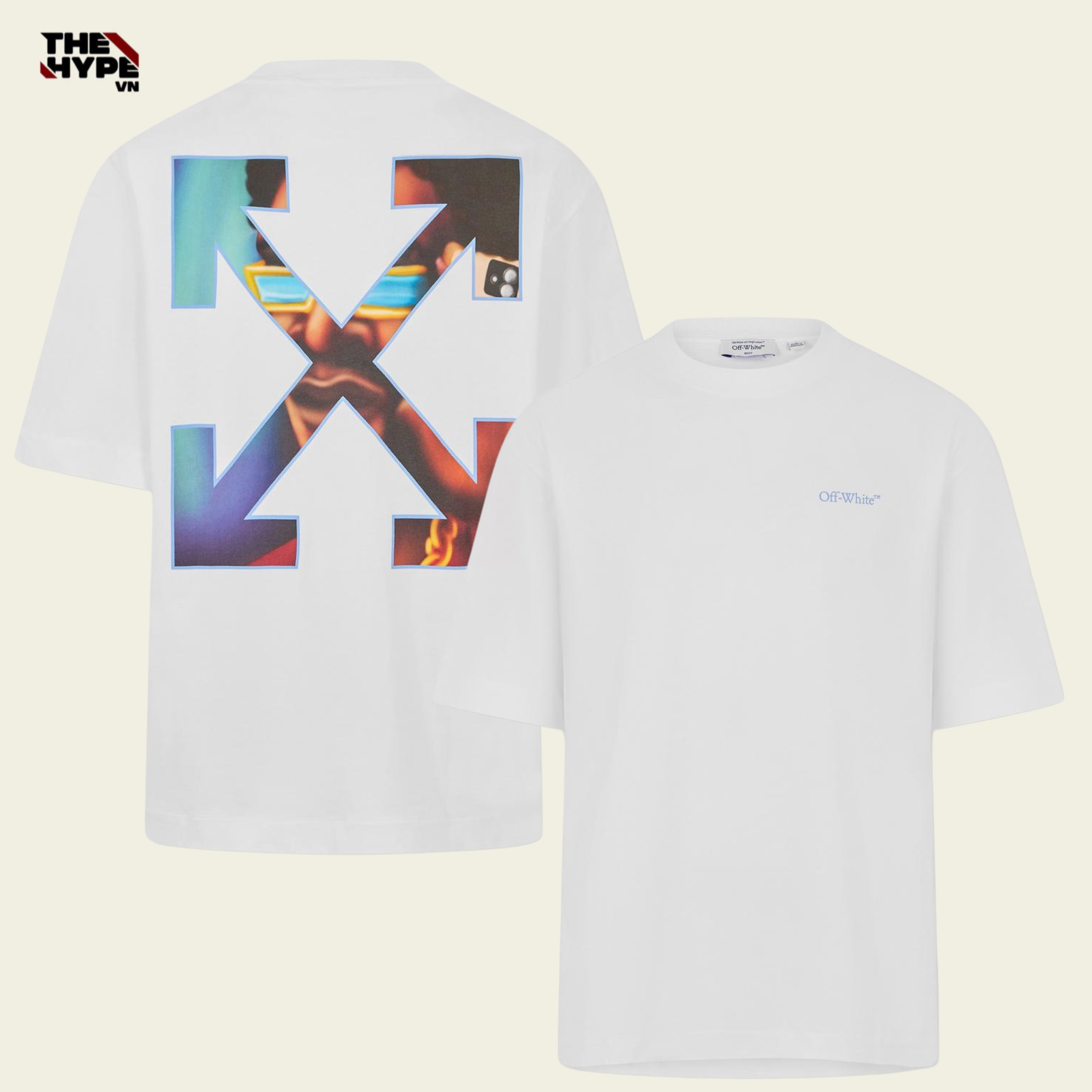 ÁO THUN OFF WHITE BABER SKATE ( WHITE)