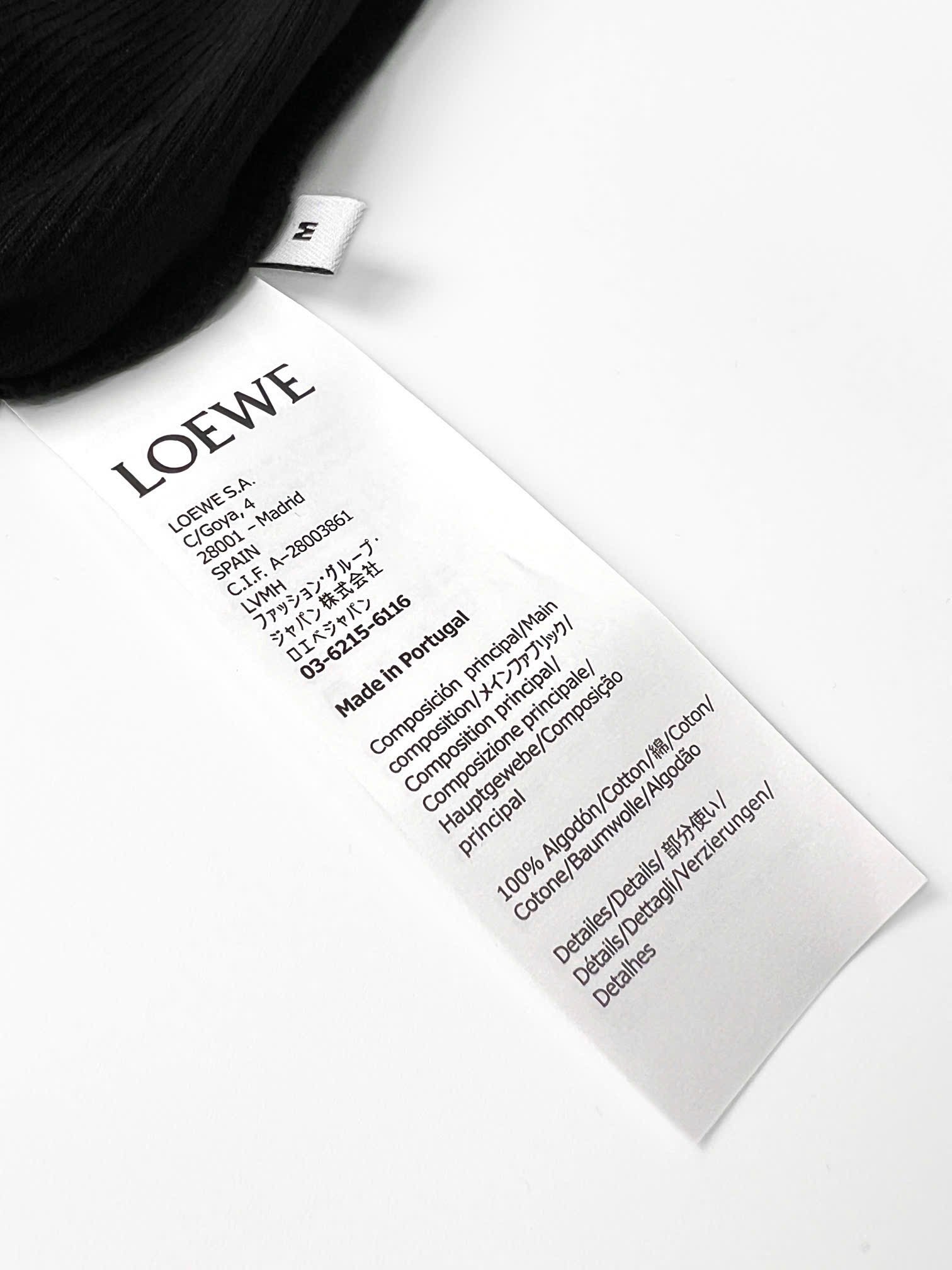 ÁO TANK TOP LOEWE ANAGRAM LOGO (BLACK)