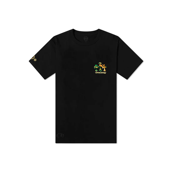 Áo Thun Chrome Hearts CH Camo Cemetery Cross Logo (Black) [Mirror Quality]