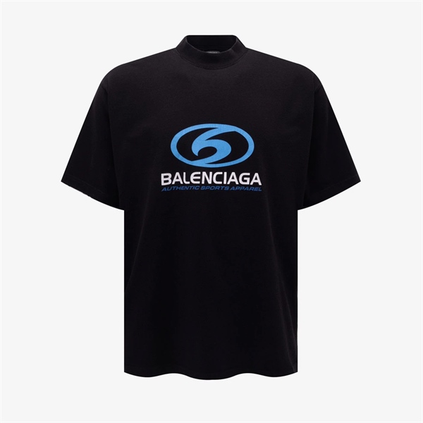 Áo Thun Balenciaga BLCG Surfer Cracked Vintage cotton (Black) [Mirror Quality]