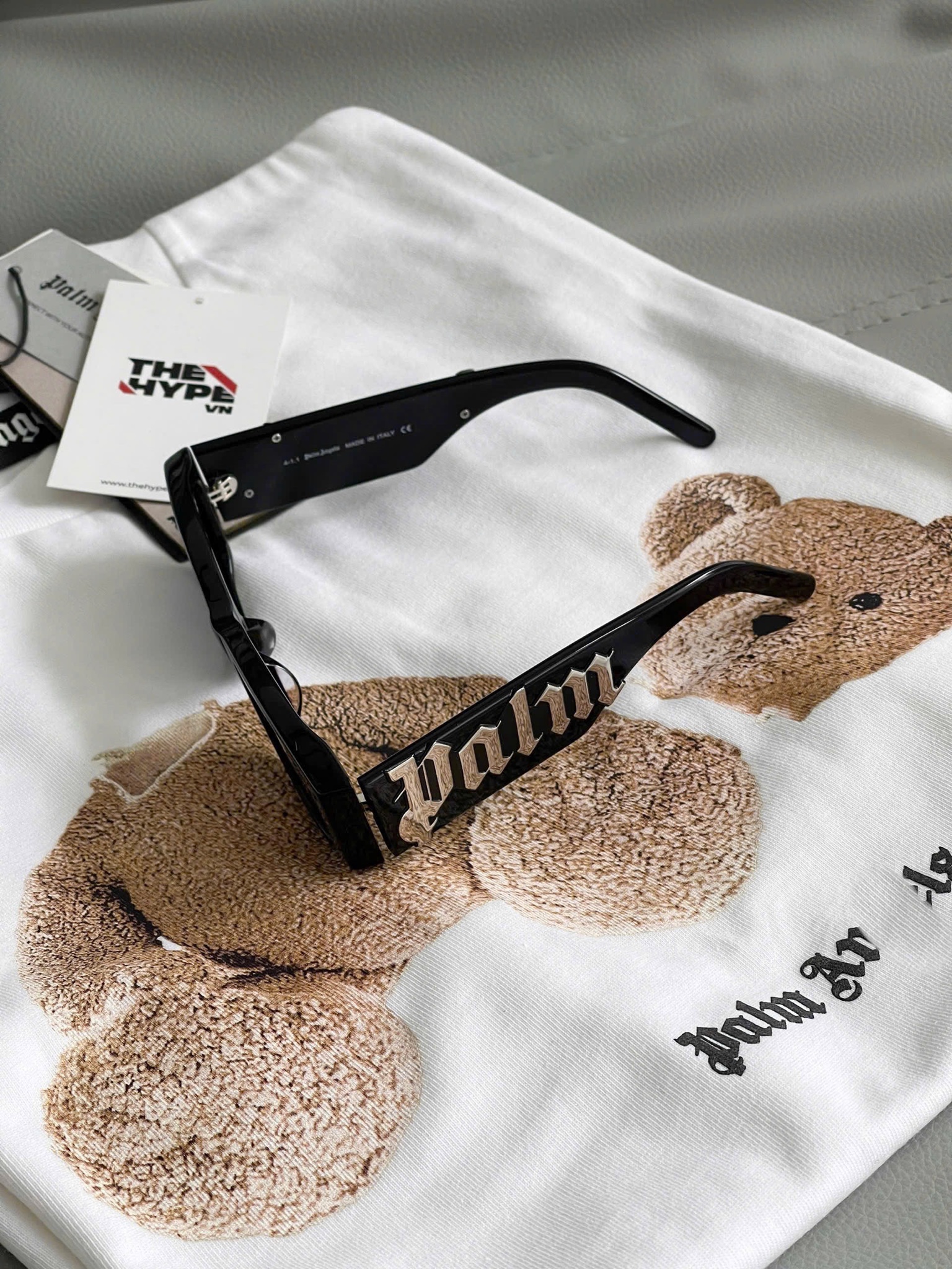 PALM ANGELS TEE - Áo PA Kill The Bear (White) [Mirror Quality]