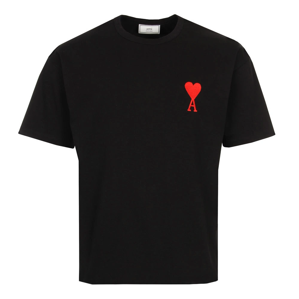 ÁO THUN AMI PARIS MEDIUM LOGO HEART (BLACK)