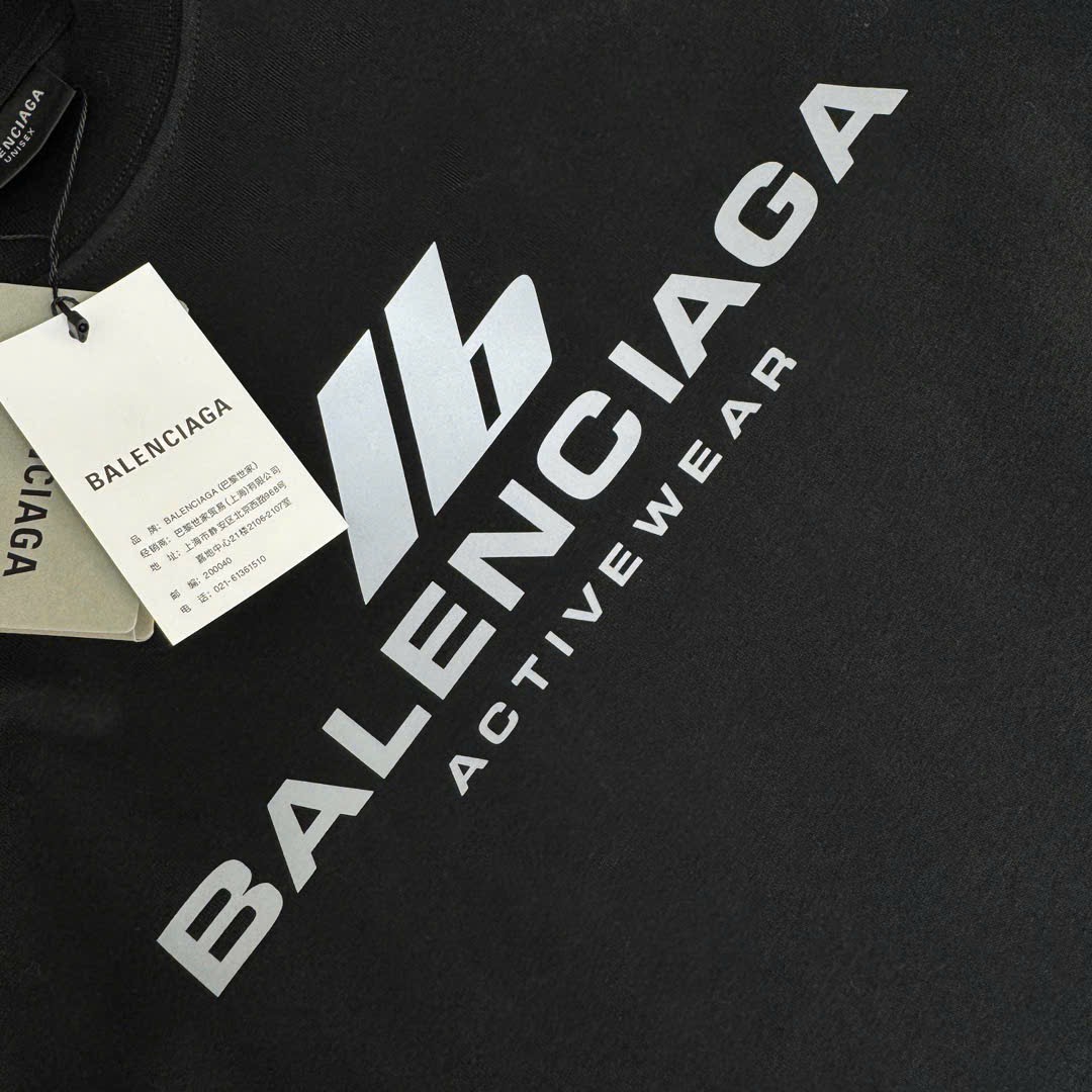 Áo Thun Balenciaga Activewear (Black) [Mirror Quality]
