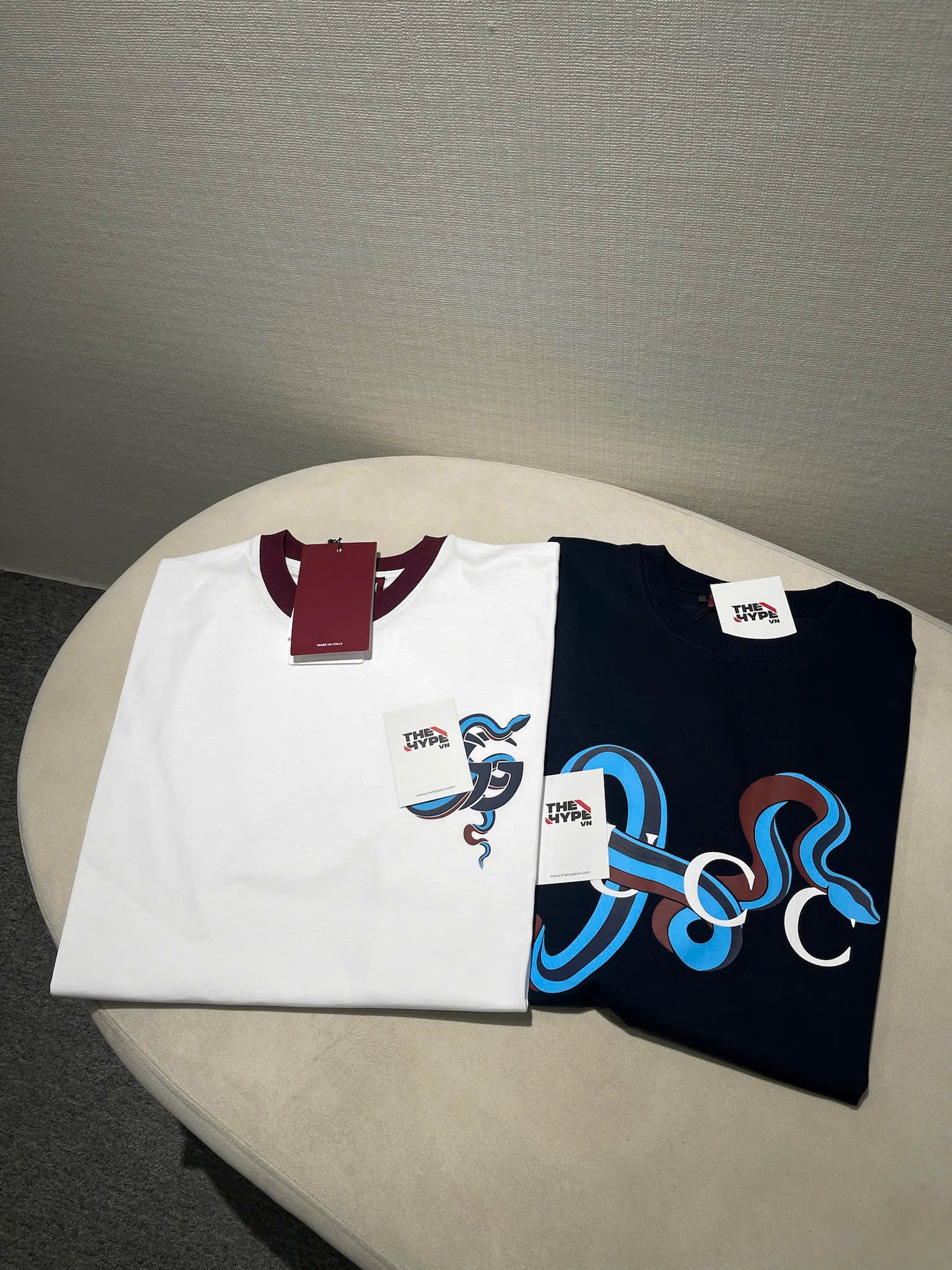ÁO THUN GUCCI GC SNAKE SS25 (BLACK)